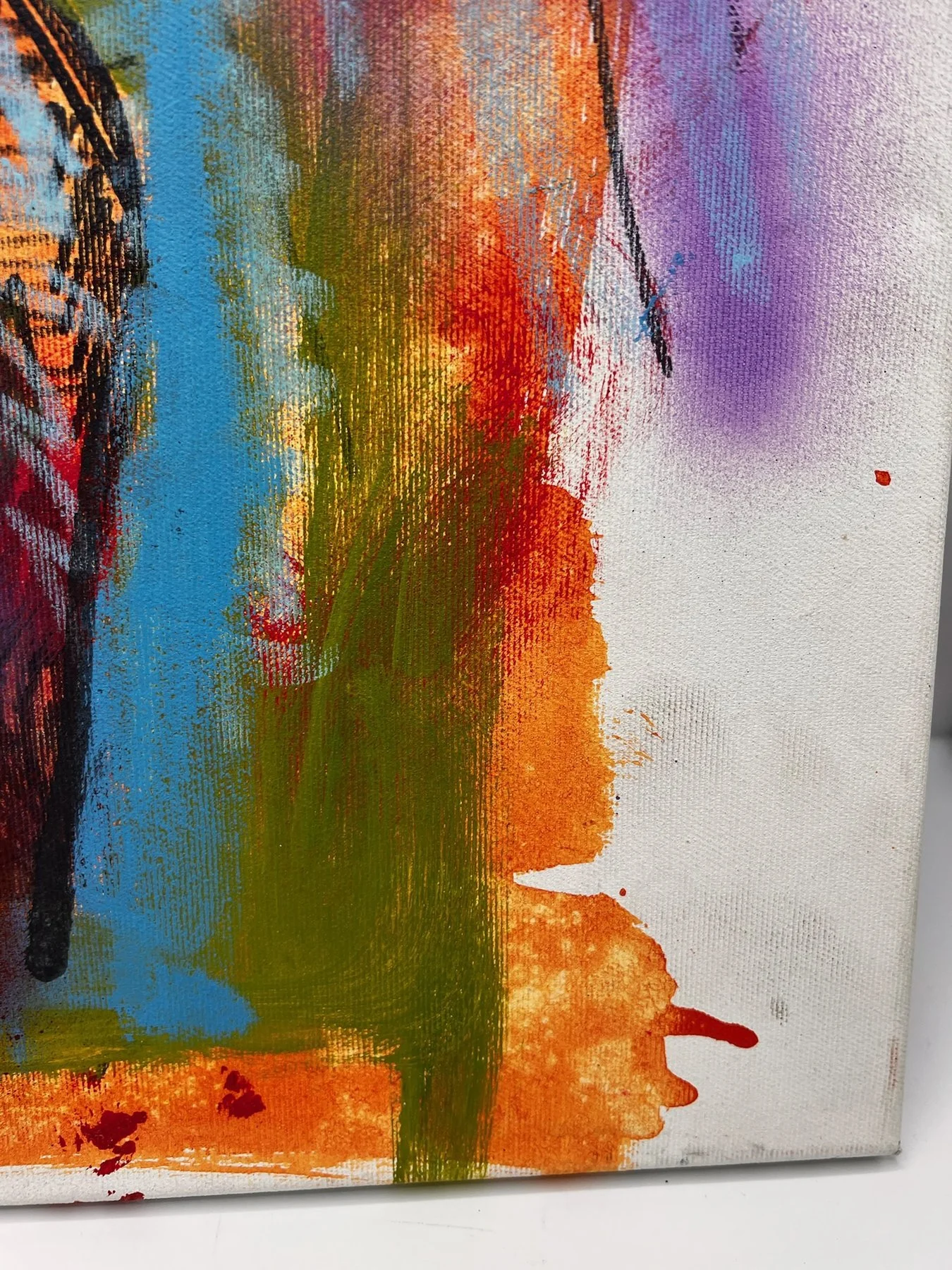 Peter Klashorst, Flickr, mixed media on canvas, 55 × 50 cm — photo 10