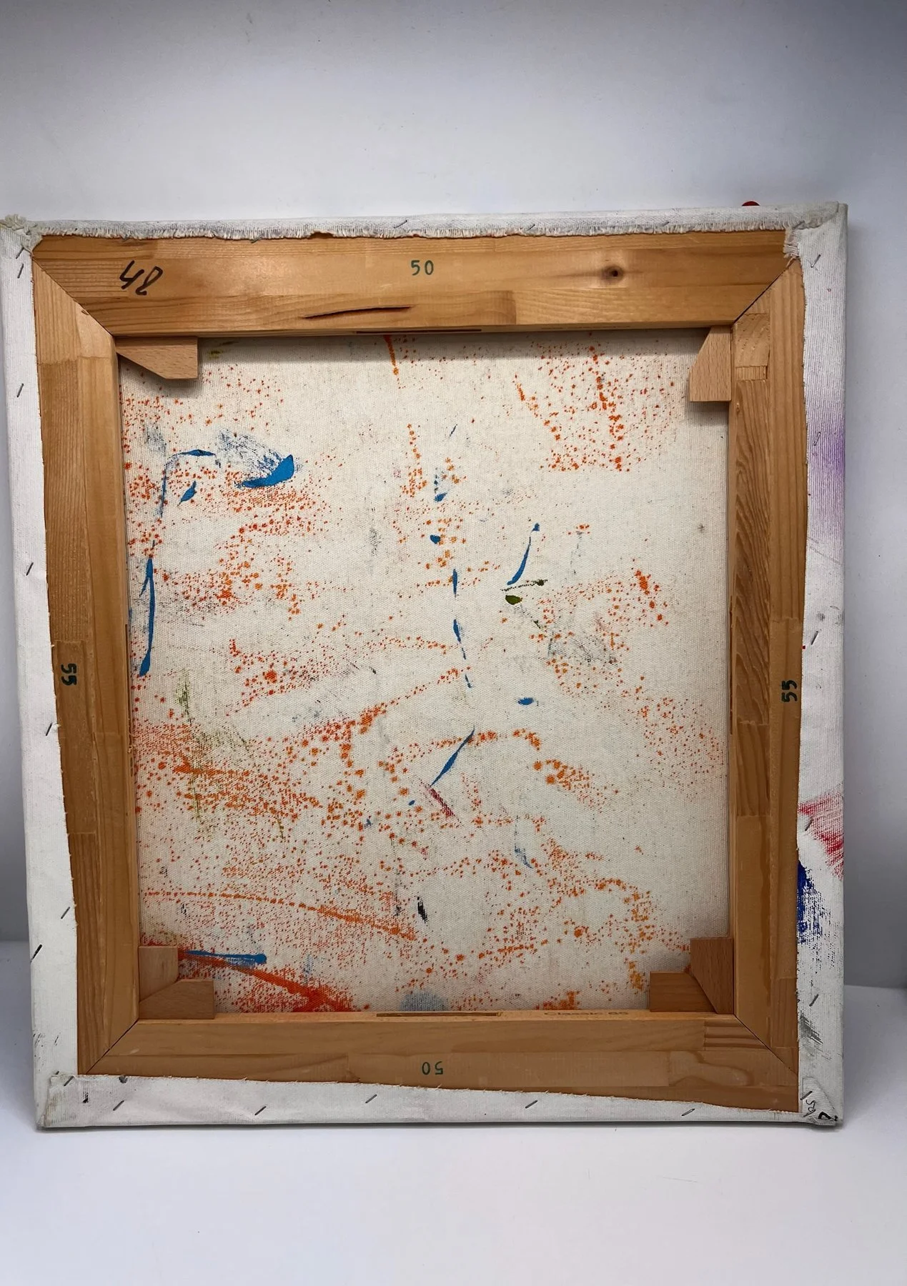 Peter Klashorst, Flickr, mixed media on canvas, 55 × 50 cm — photo 14