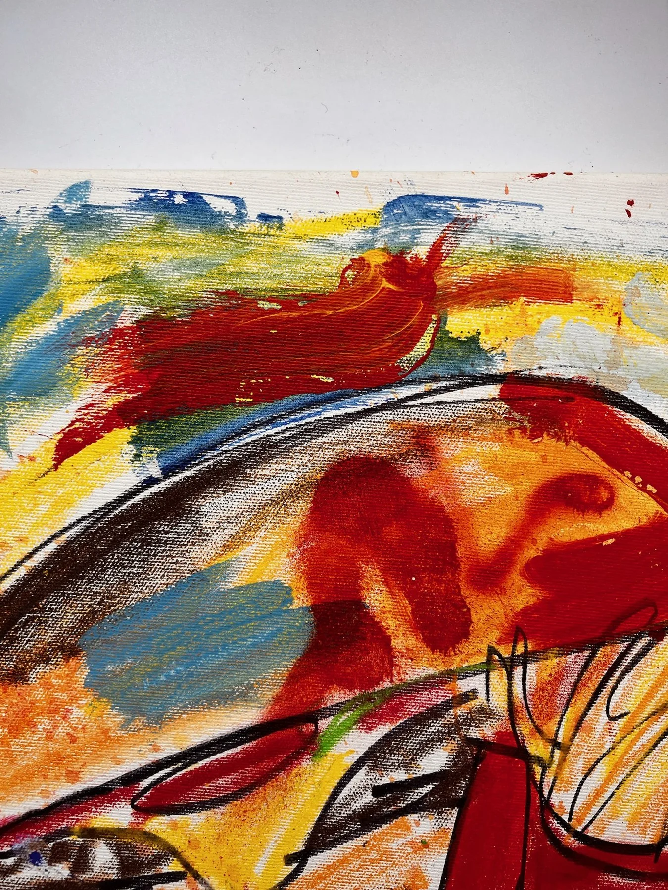 Peter Klashorst, Fast Food, mixed media on canvas, 55 × 50 cm — photo 7