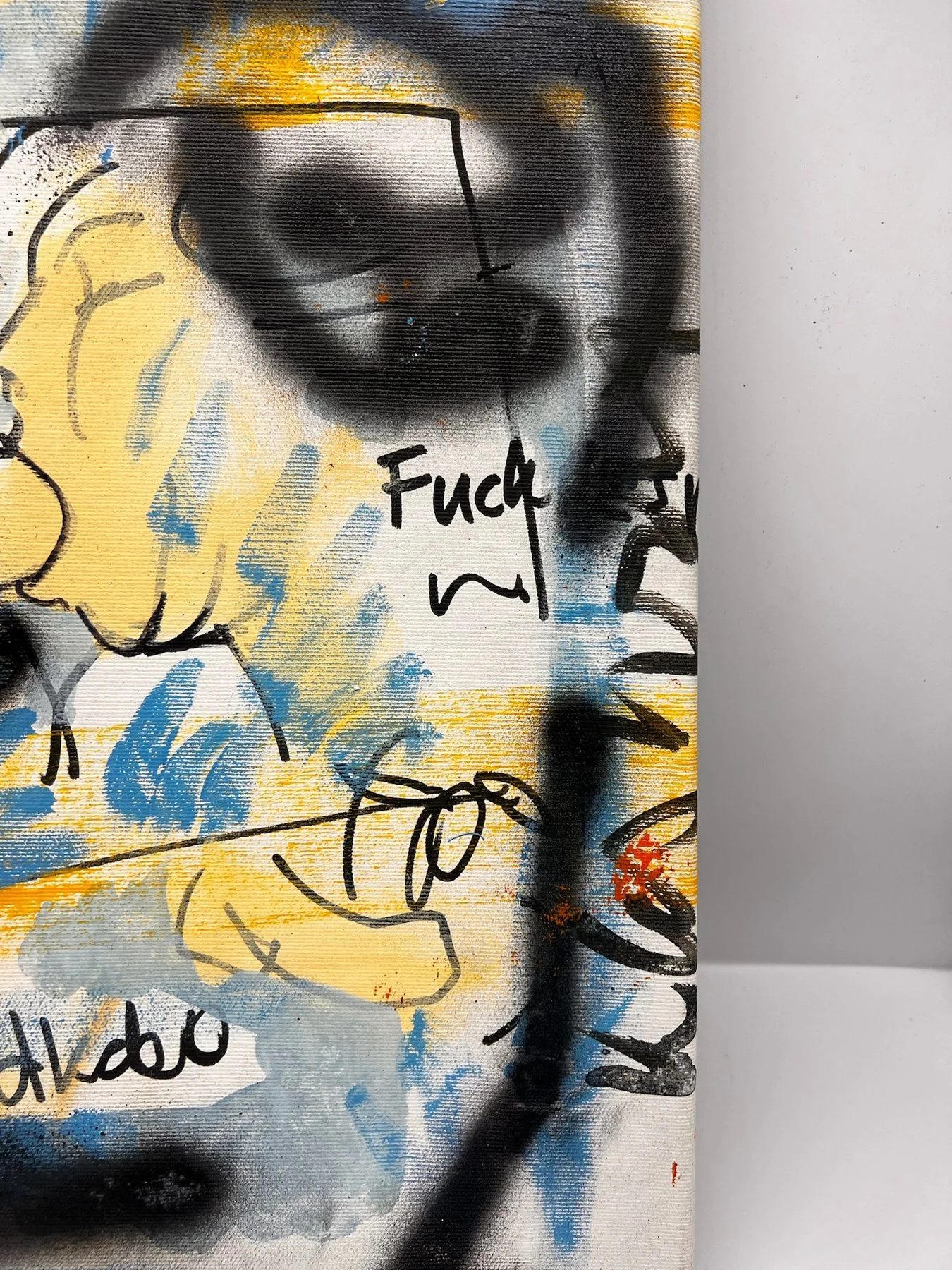 Peter Klashorst, Last Night with Claire, mixed media on canvas, 55 × 35 cm — photo 3