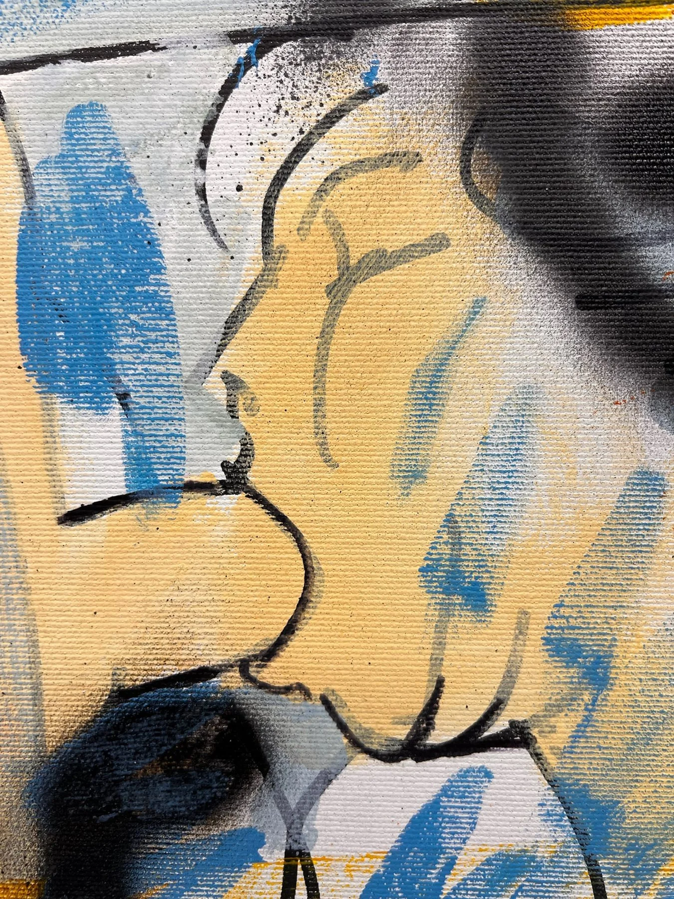 Peter Klashorst, Last Night with Claire, mixed media on canvas, 55 × 35 cm — photo 6
