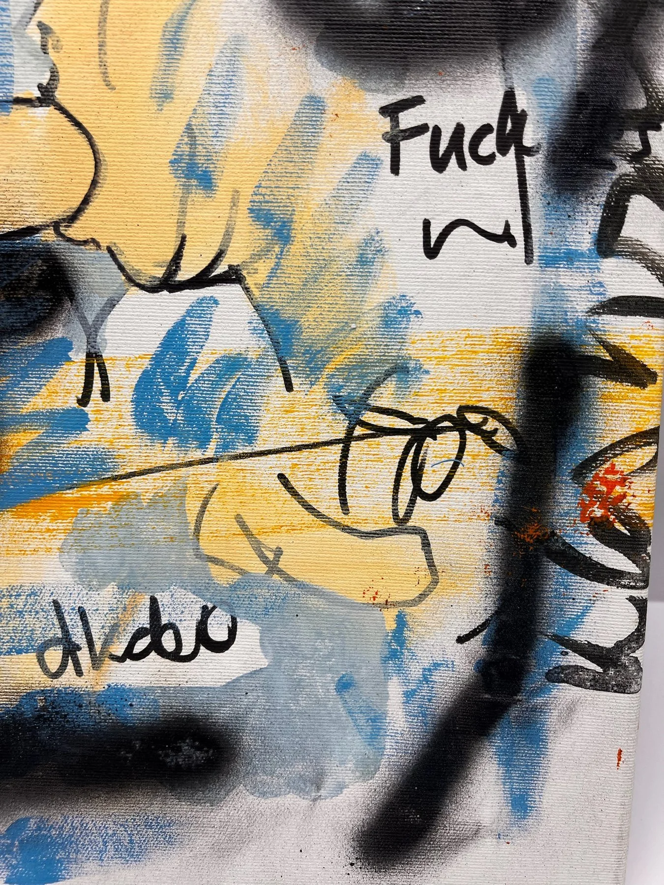 Peter Klashorst, Last Night with Claire, mixed media on canvas, 55 × 35 cm — photo 12