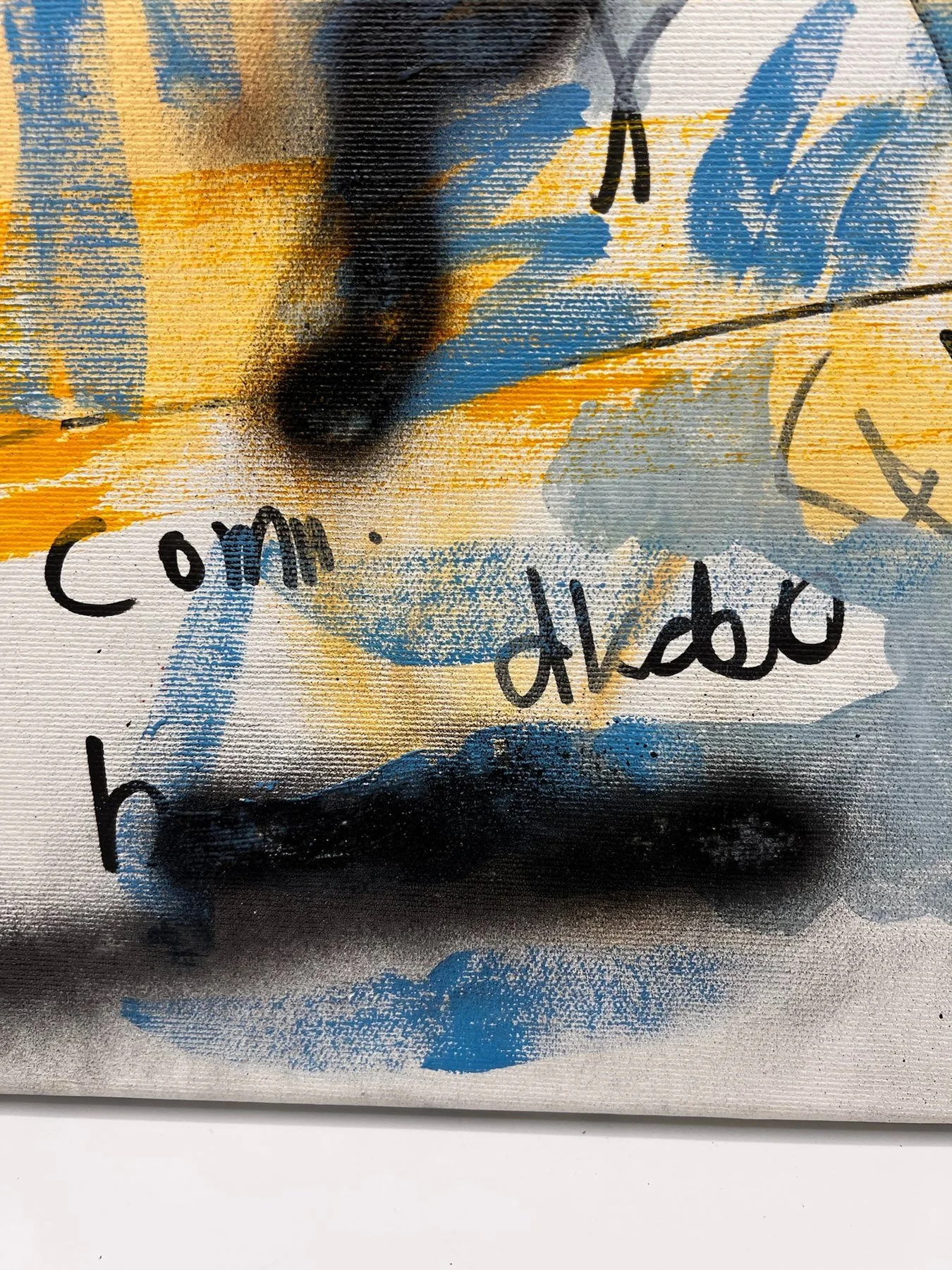Peter Klashorst, Last Night with Claire, mixed media on canvas, 55 × 35 cm — photo 13