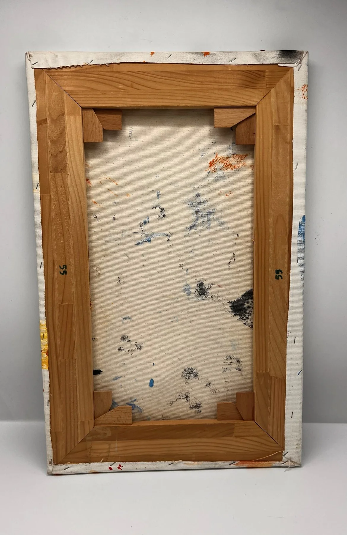 Peter Klashorst, Last Night with Claire, mixed media on canvas, 55 × 35 cm — photo 15