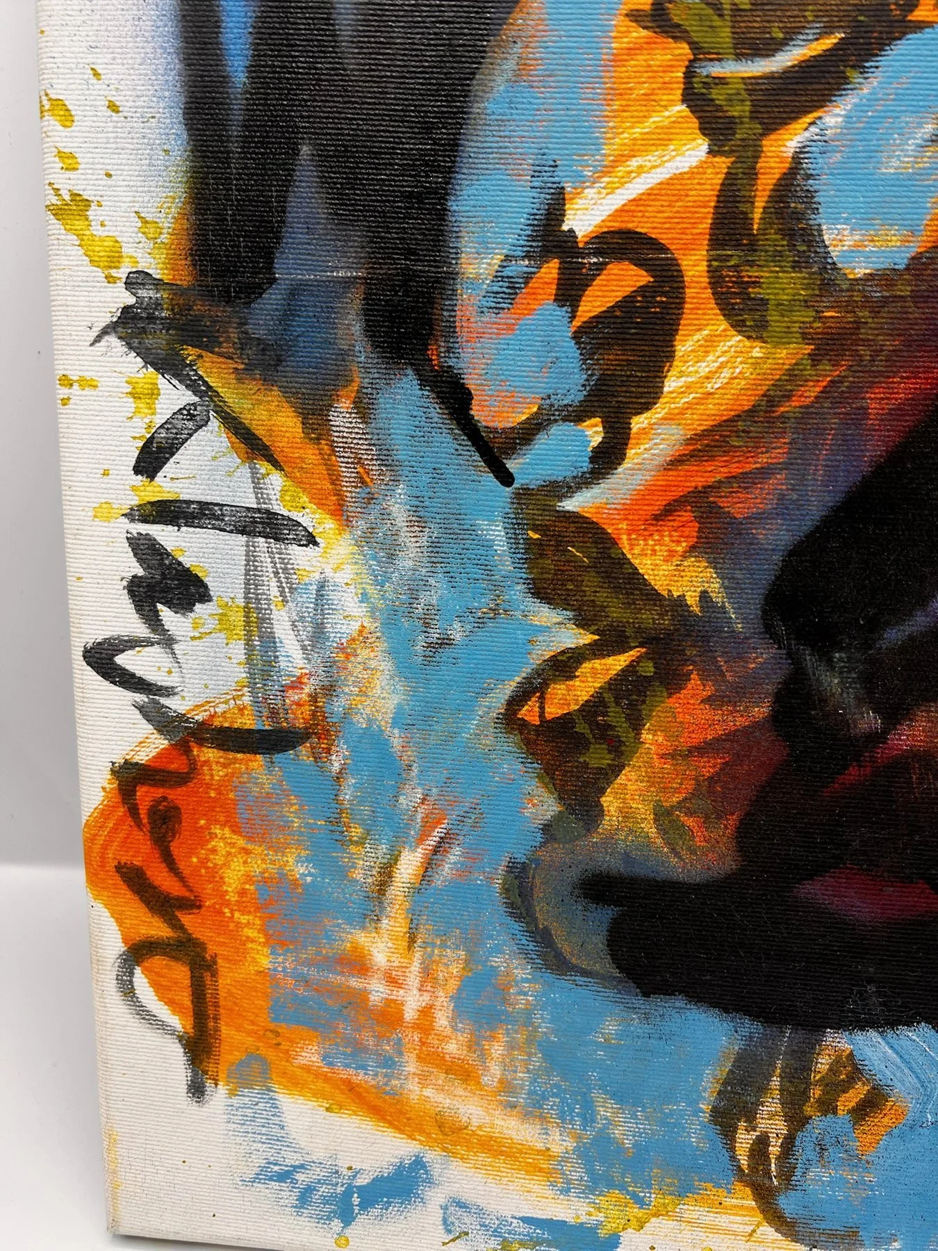 Peter Klashorst, African Man, mixed media on canvas, 53 × 38 cm — photo 5