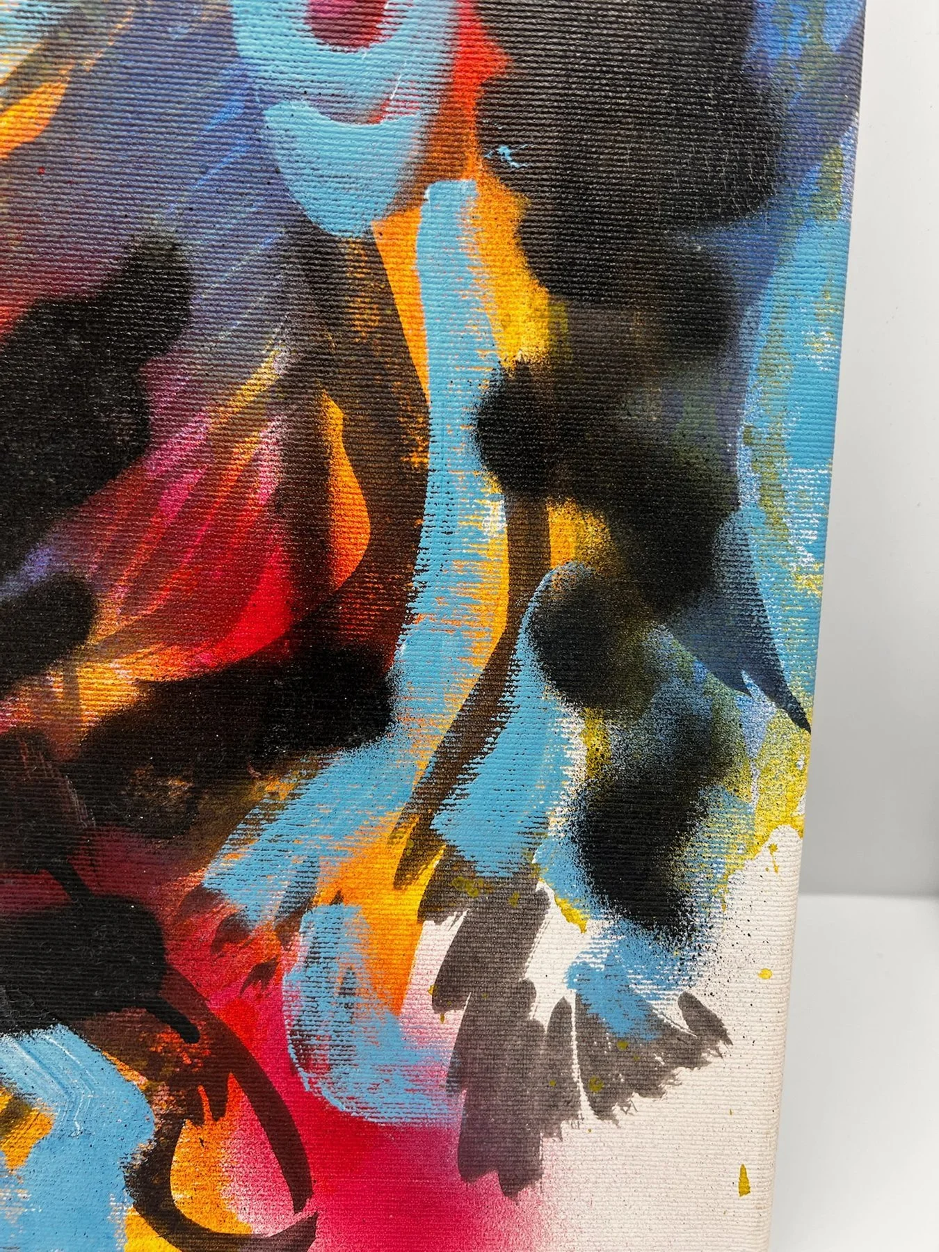 Peter Klashorst, African Man, mixed media on canvas, 53 × 38 cm — photo 6