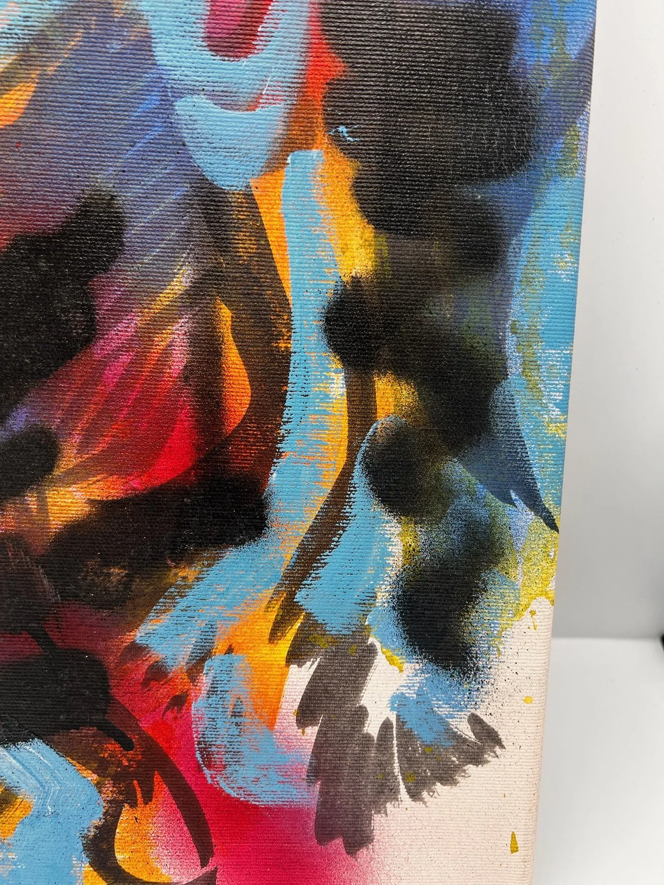 Peter Klashorst, African Man, mixed media on canvas, 53 × 38 cm — photo 7