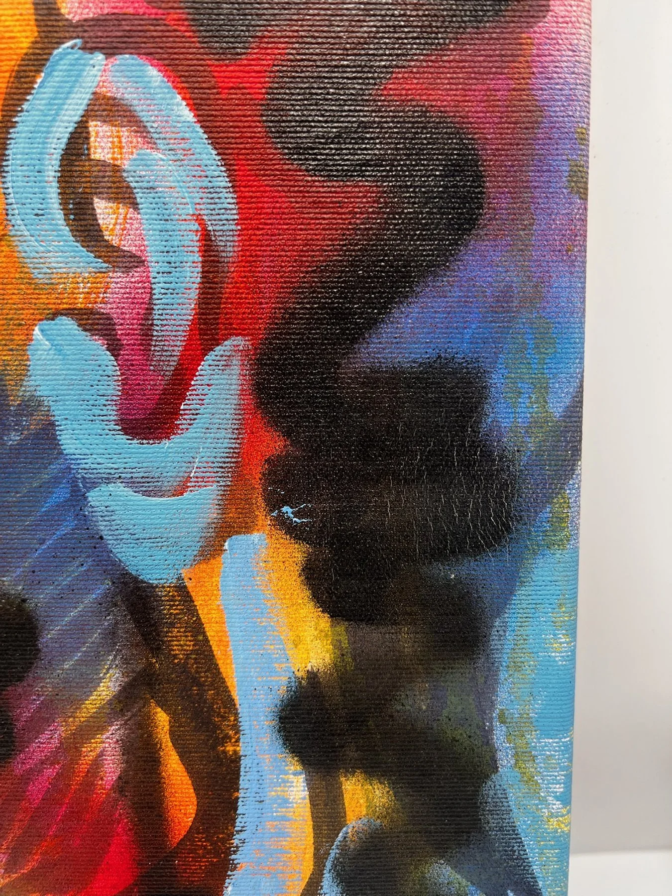 Peter Klashorst, African Man, mixed media on canvas, 53 × 38 cm — photo 8