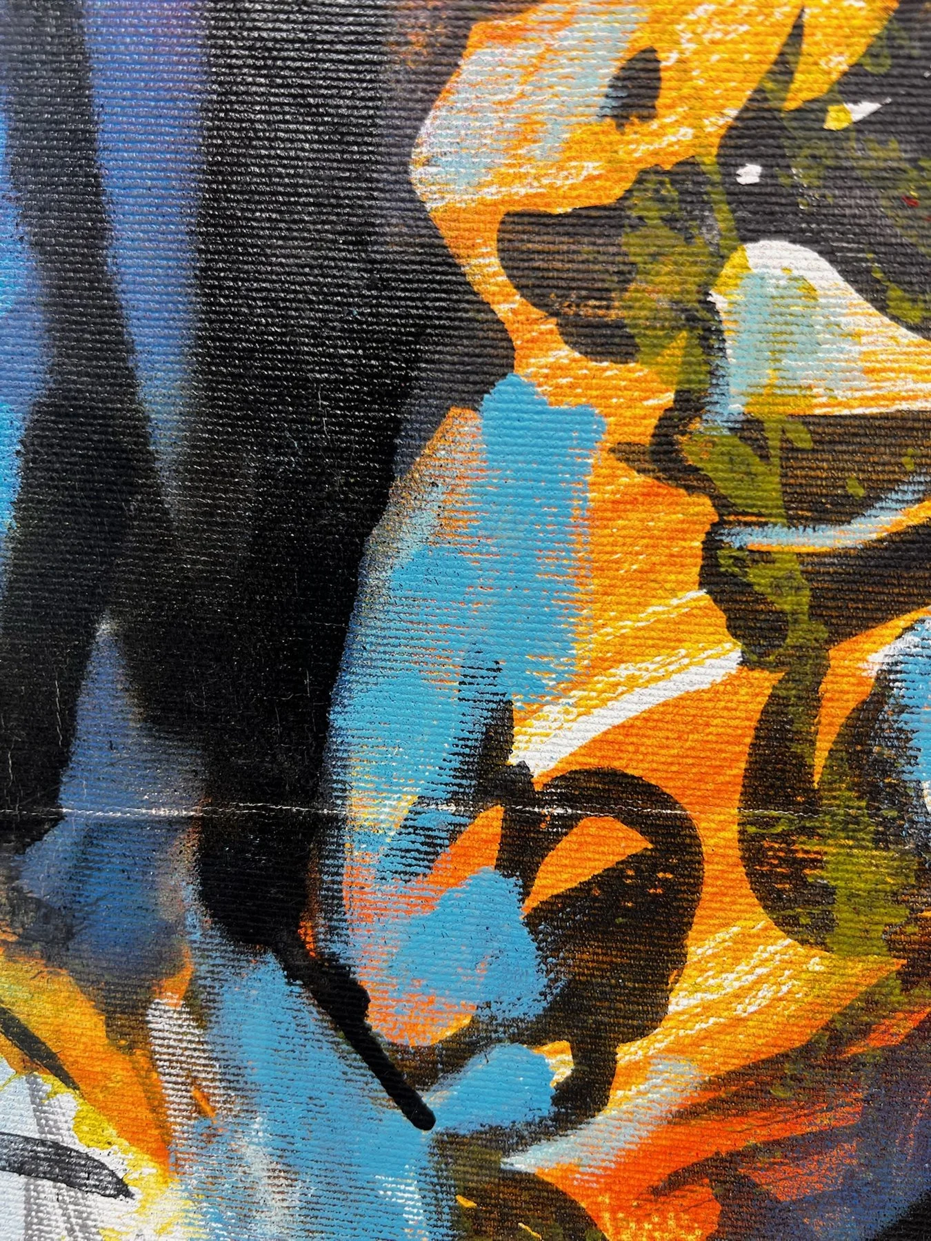 Peter Klashorst, African Man, mixed media on canvas, 53 × 38 cm — photo 9