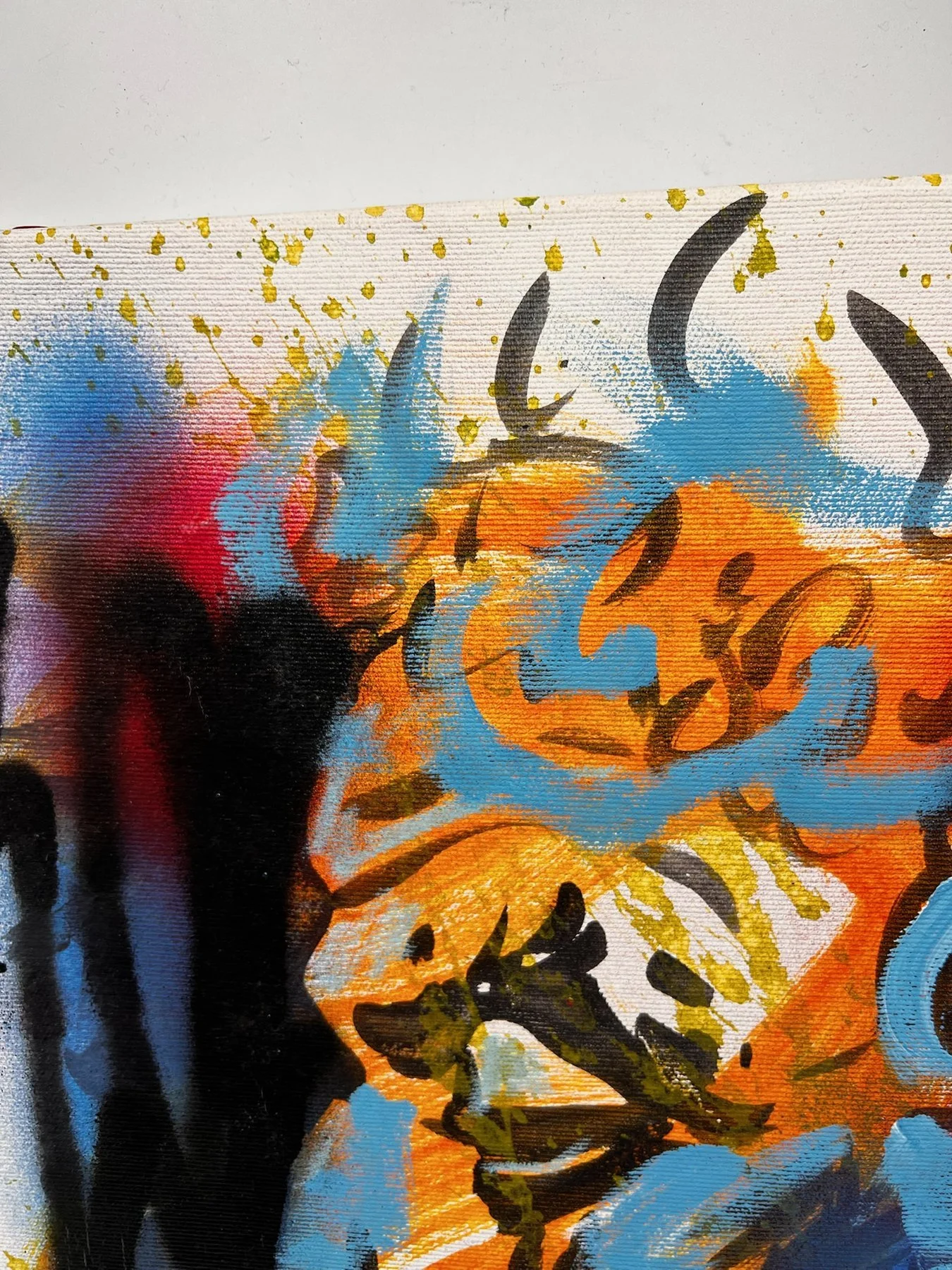 Peter Klashorst, African Man, mixed media on canvas, 53 × 38 cm — photo 10