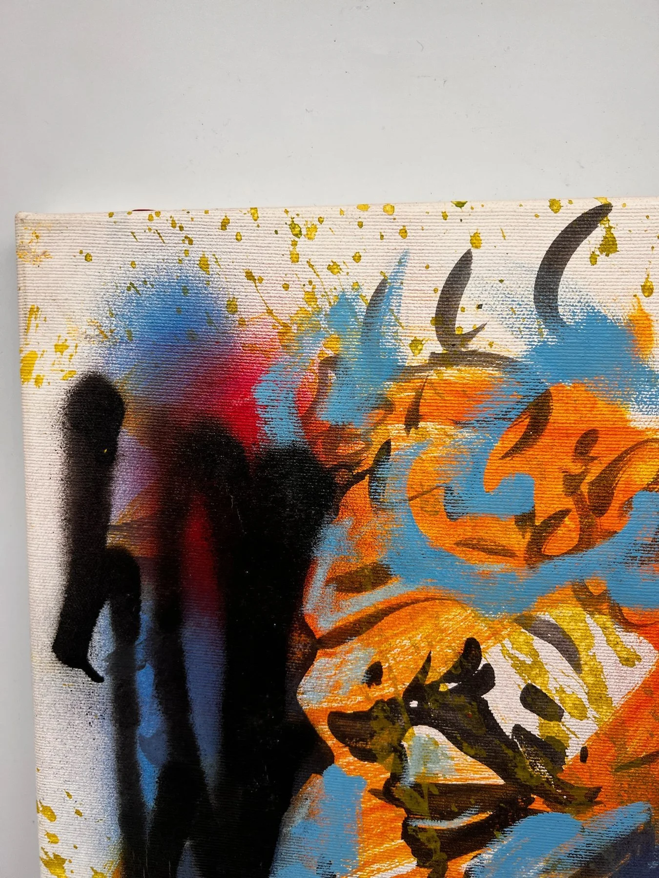 Peter Klashorst, African Man, mixed media on canvas, 53 × 38 cm — photo 11