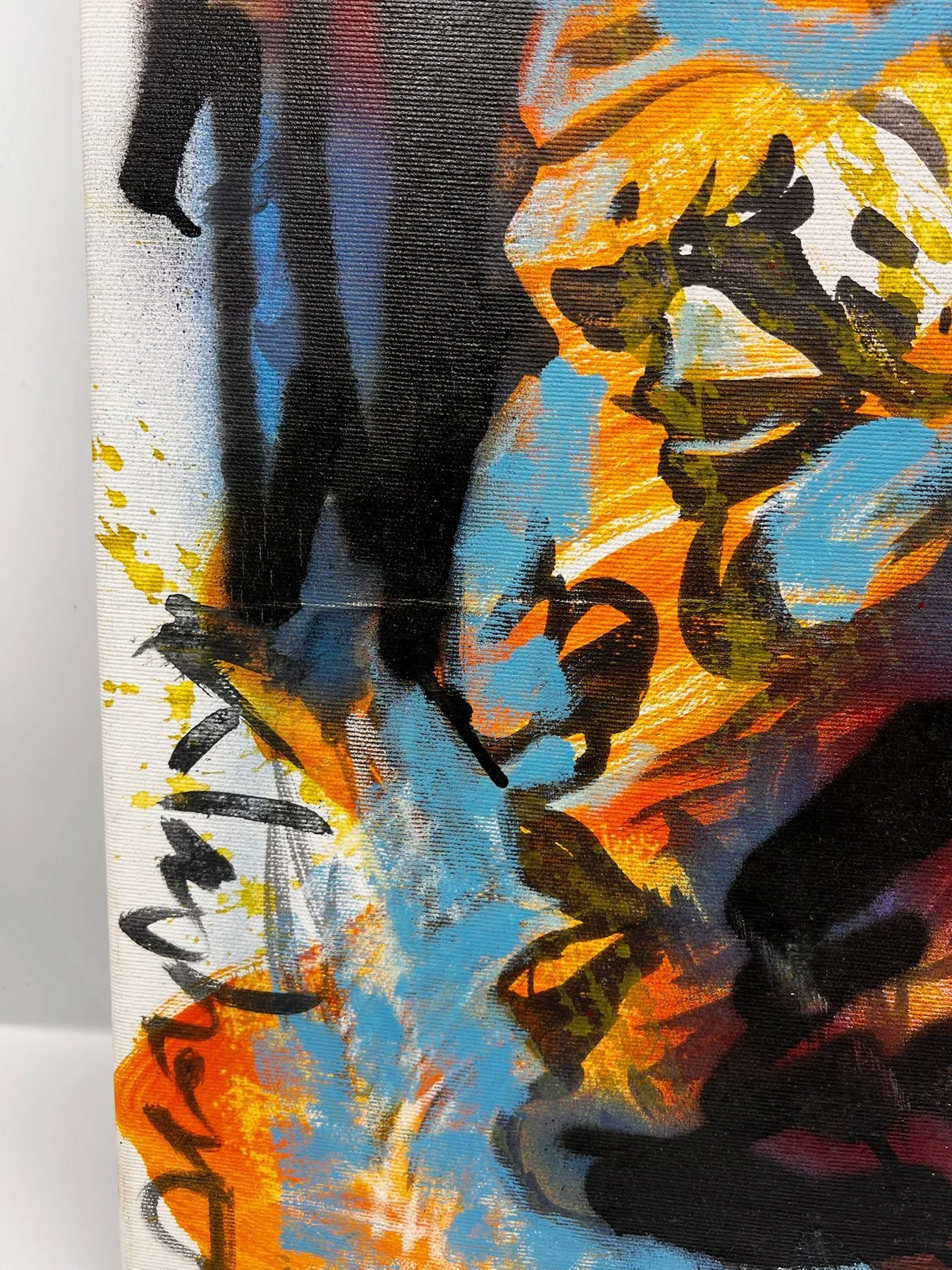 Peter Klashorst, African Man, mixed media on canvas, 53 × 38 cm — photo 14