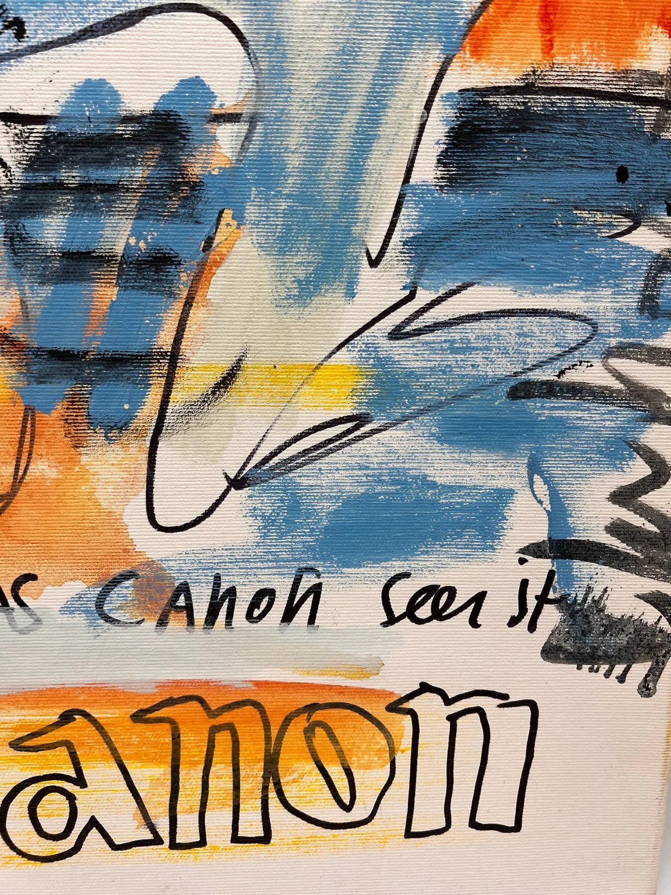 Peter Klashorst, Canon, mixed media on canvas, 60 × 45 cm — photo 4