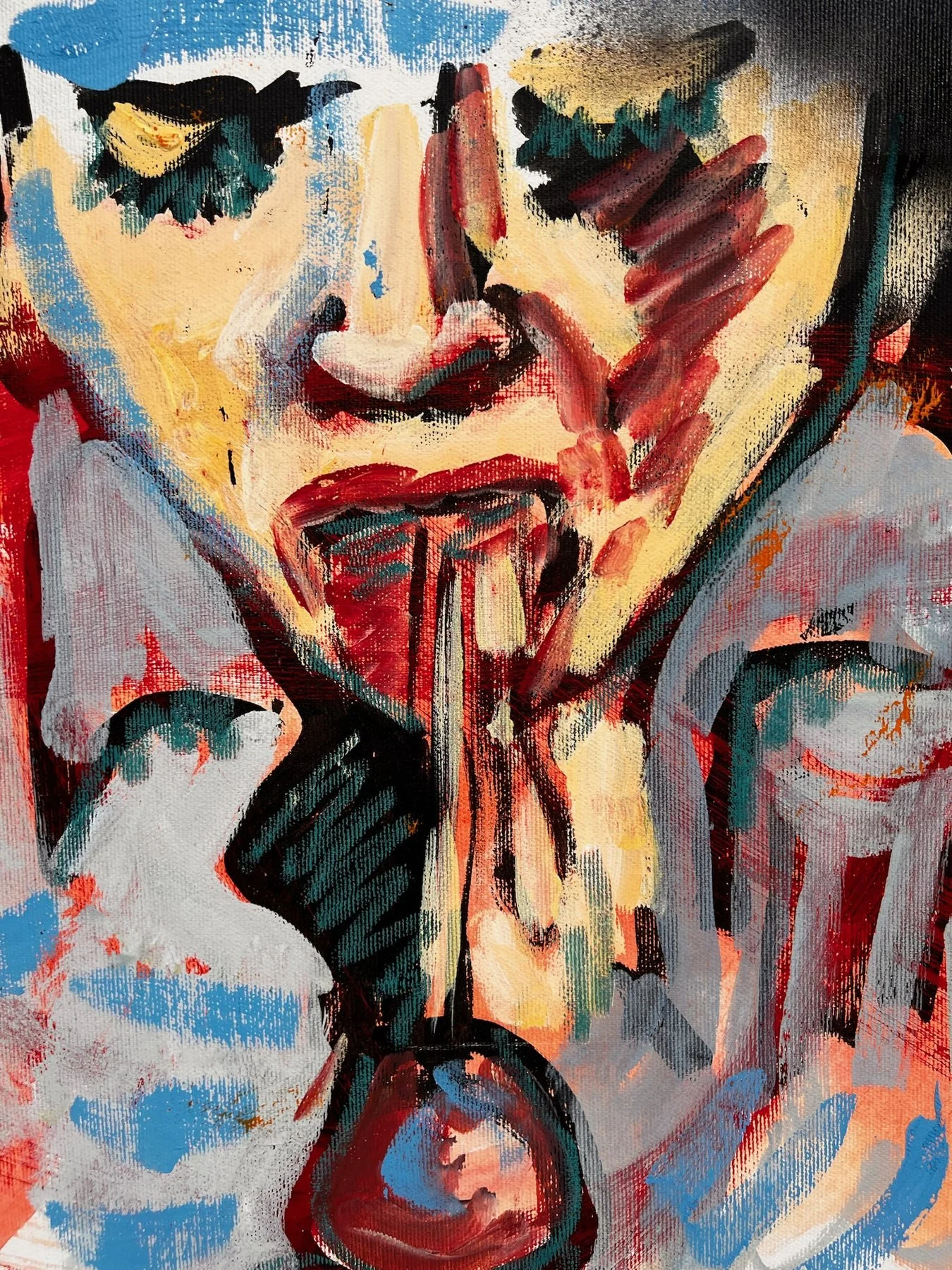 Peter Klashorst, Cherry, mixed media on canvas, 45 × 60 cm — photo 2