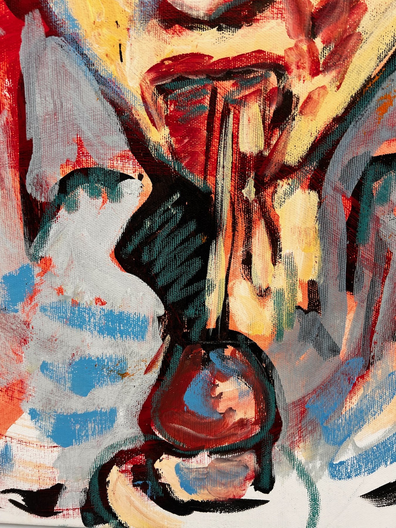 Peter Klashorst, Cherry, mixed media on canvas, 45 × 60 cm — photo 3