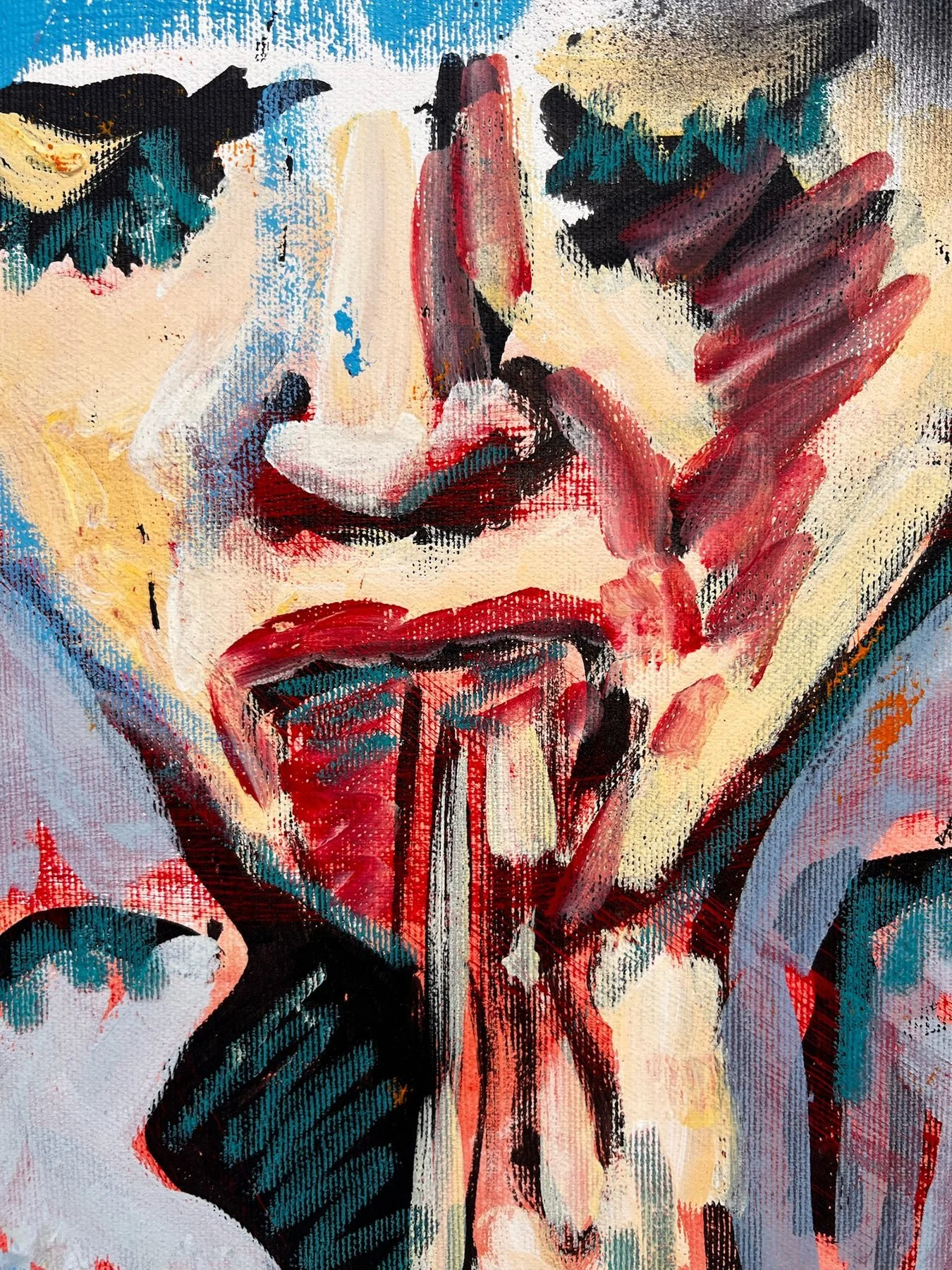Peter Klashorst, Cherry, mixed media on canvas, 45 × 60 cm — photo 5
