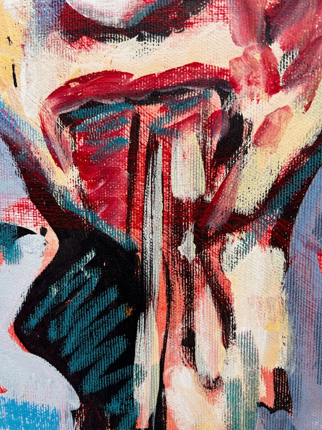 Peter Klashorst, Cherry, mixed media on canvas, 45 × 60 cm — photo 14