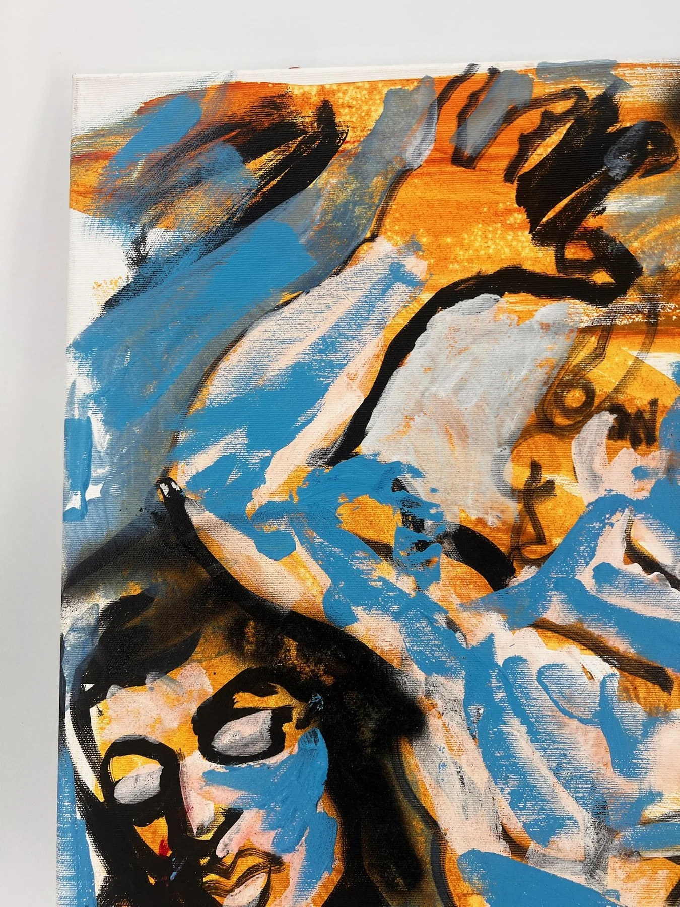 Peter Klashorst, Boys, mixed media on canvas, 65 × 50 cm — photo 5