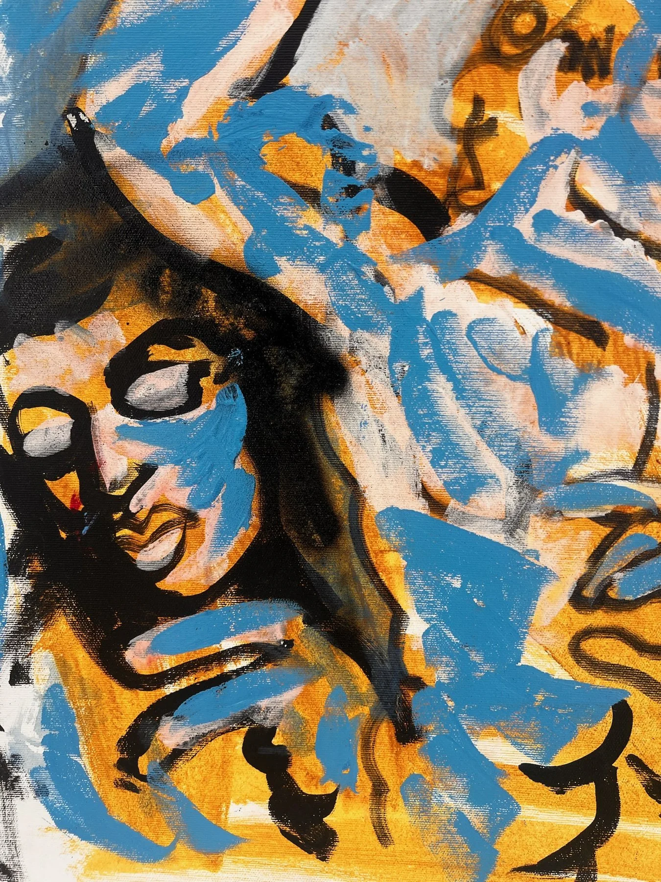 Peter Klashorst, Boys, mixed media on canvas, 65 × 50 cm — photo 6