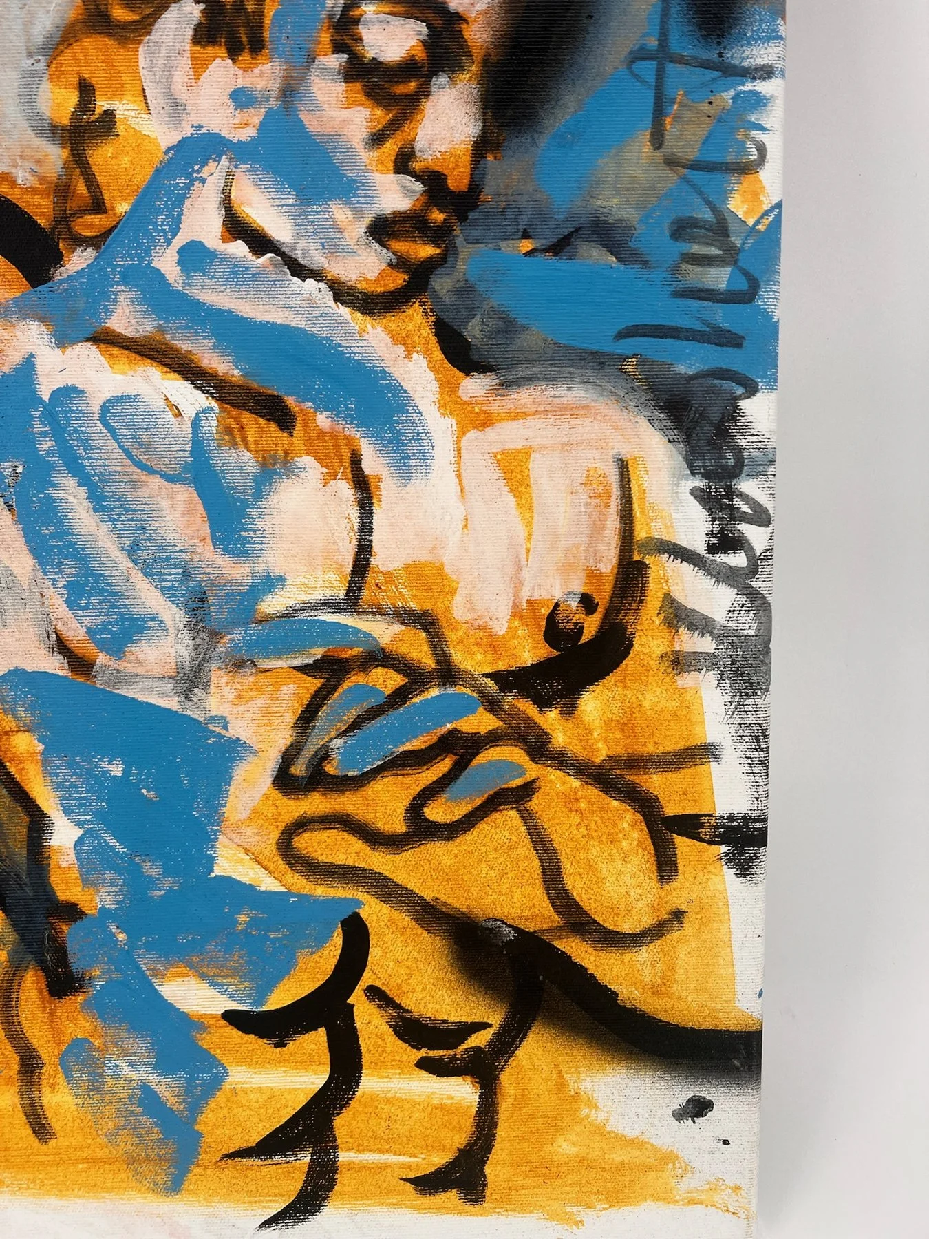 Peter Klashorst, Boys, mixed media on canvas, 65 × 50 cm — photo 7