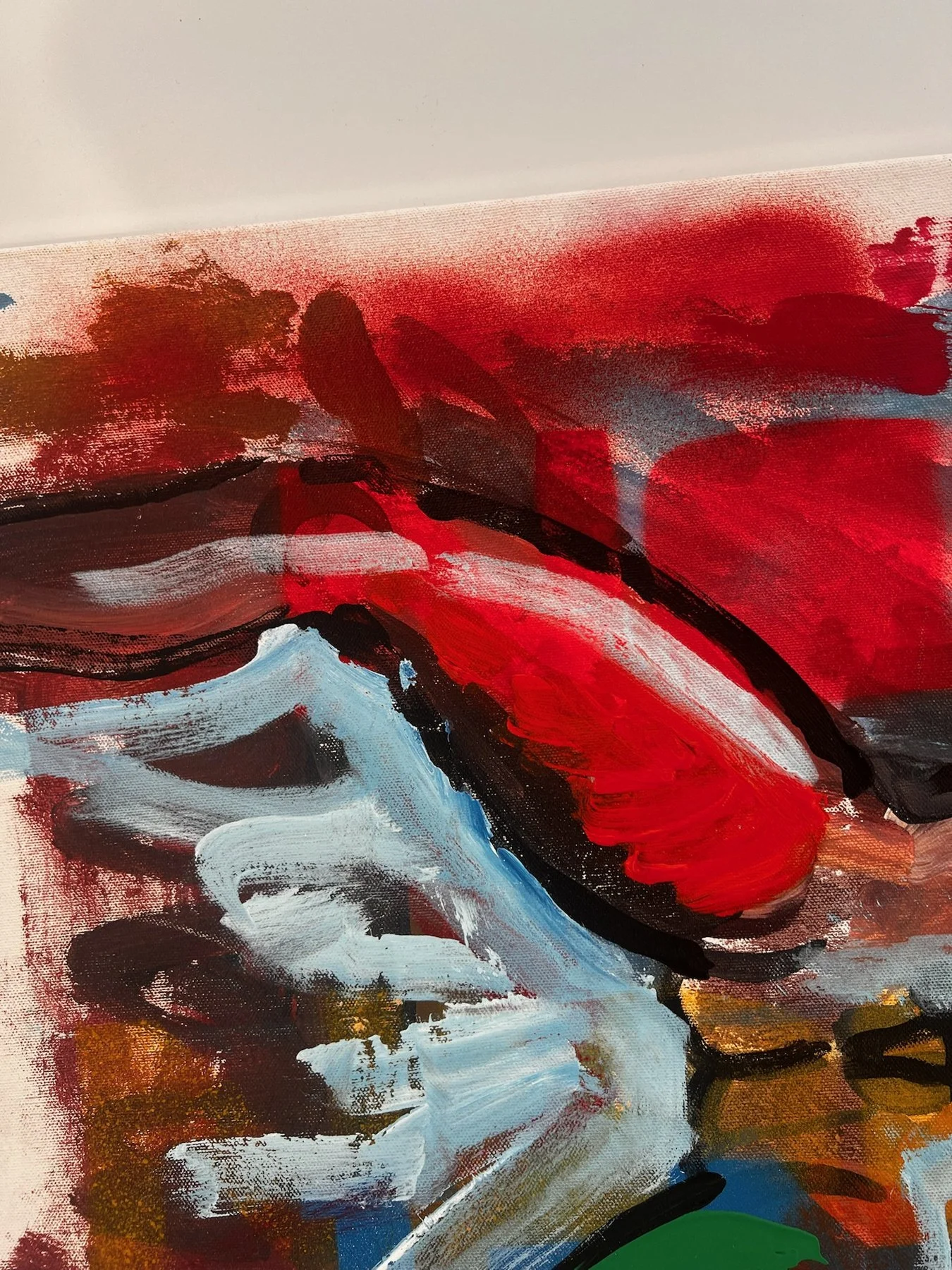 Peter Klashorst, Men, mixed media on canvas, 50 × 70 cm — photo 8