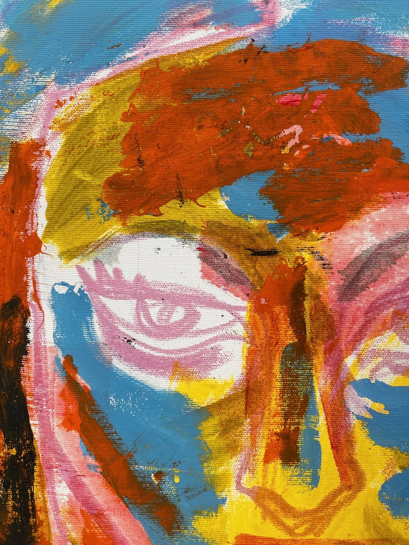 Peter Klashorst, Kate Moss, mixed media on canvas, 65 × 50 cm — photo 2