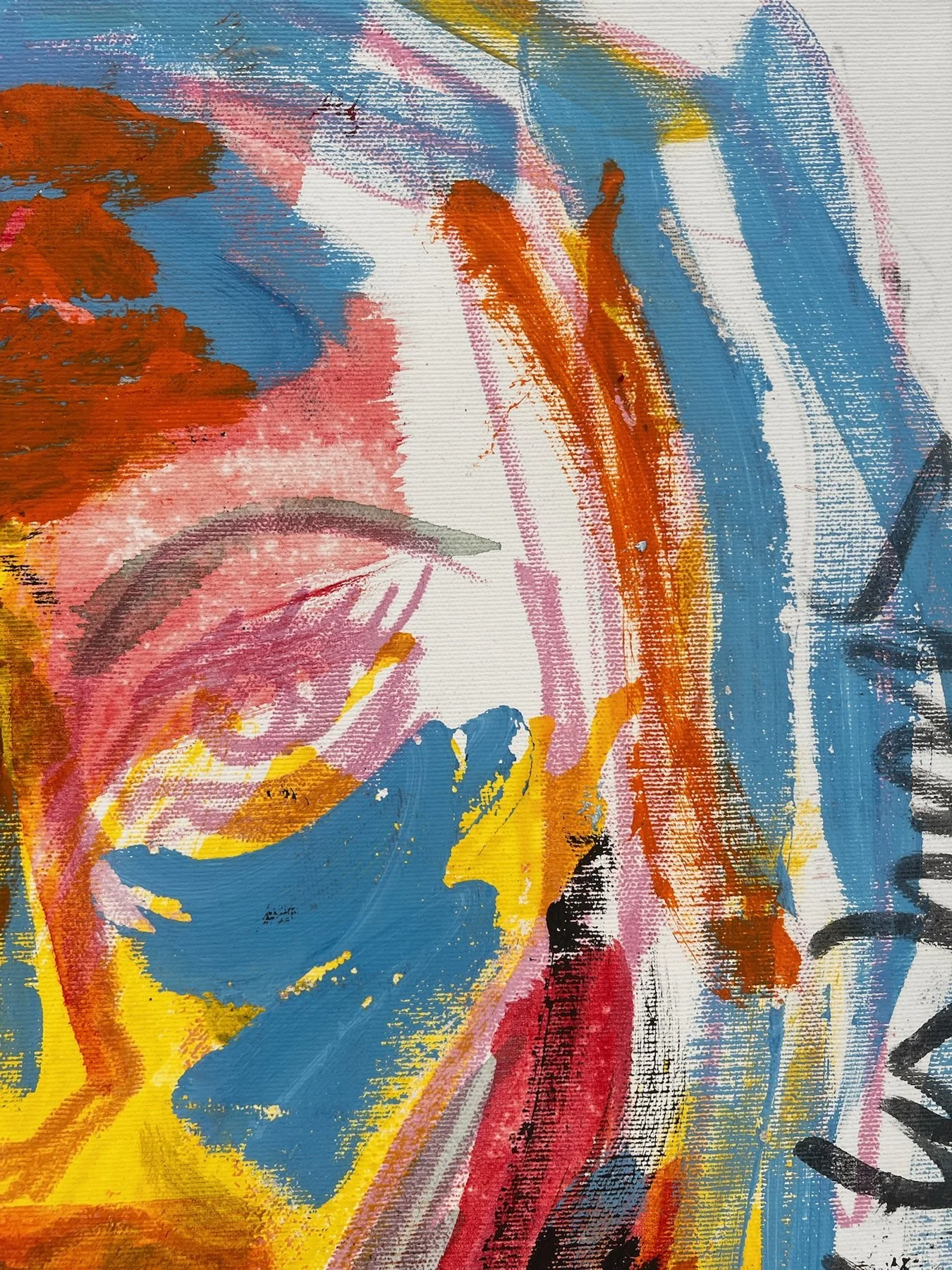 Peter Klashorst, Kate Moss, mixed media on canvas, 65 × 50 cm — photo 3