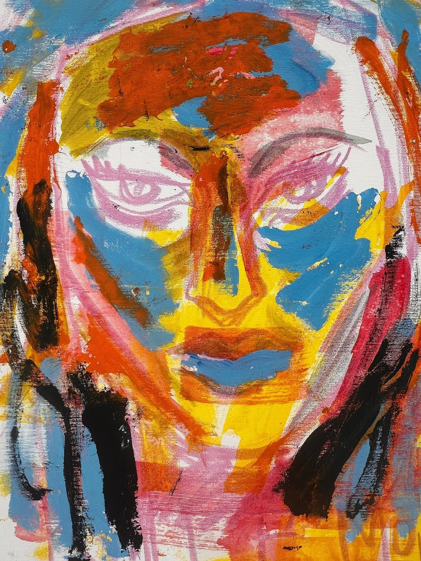 Peter Klashorst, Kate Moss, mixed media on canvas, 65 × 50 cm — photo 7
