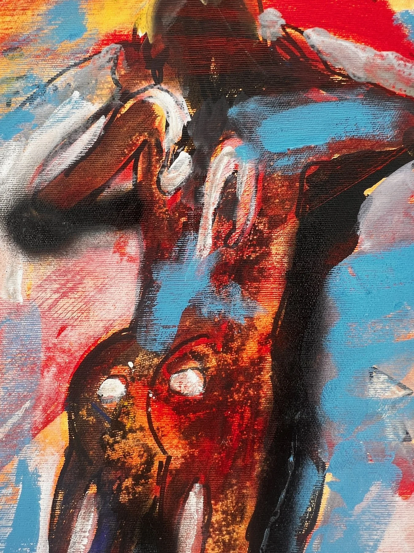 Peter Klashorst, Blog It, mixed media on canvas, 65 × 55 cm — photo 4