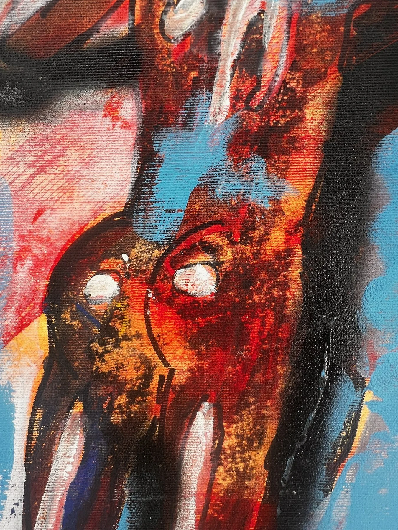 Peter Klashorst, Blog It, mixed media on canvas, 65 × 55 cm — photo 5