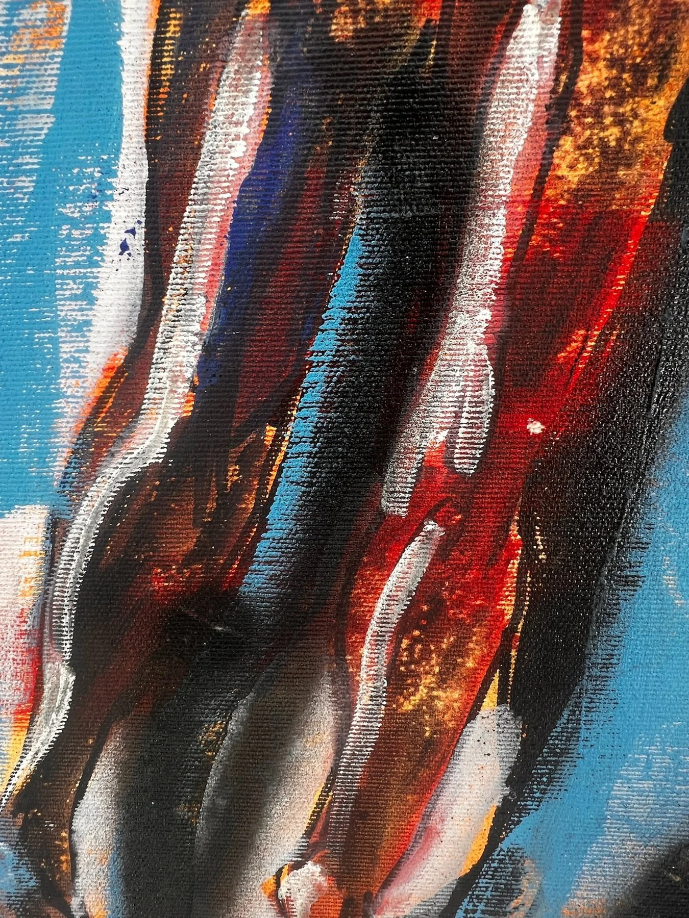 Peter Klashorst, Blog It, mixed media on canvas, 65 × 55 cm — photo 6