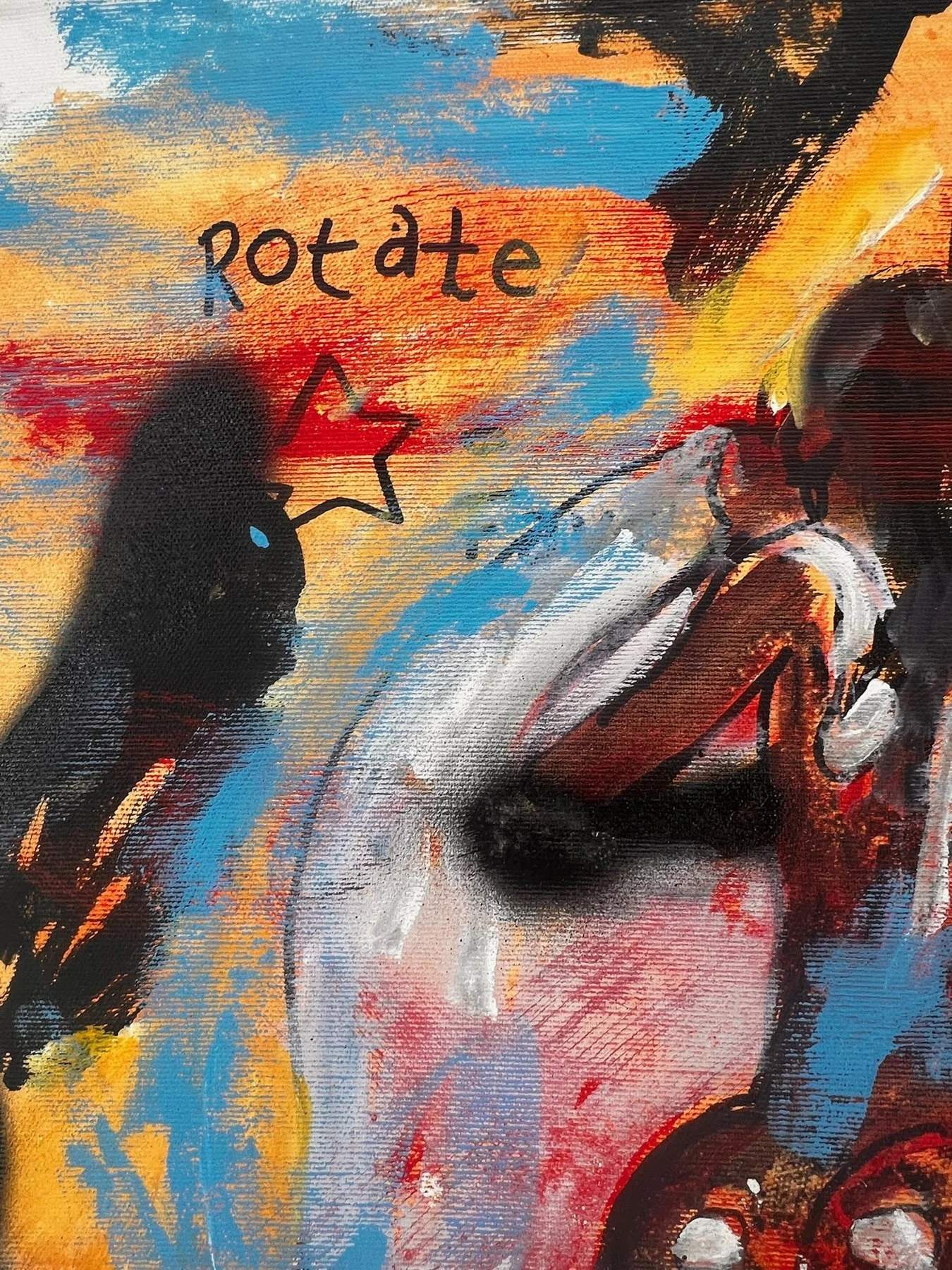 Peter Klashorst, Blog It, mixed media on canvas, 65 × 55 cm — photo 10