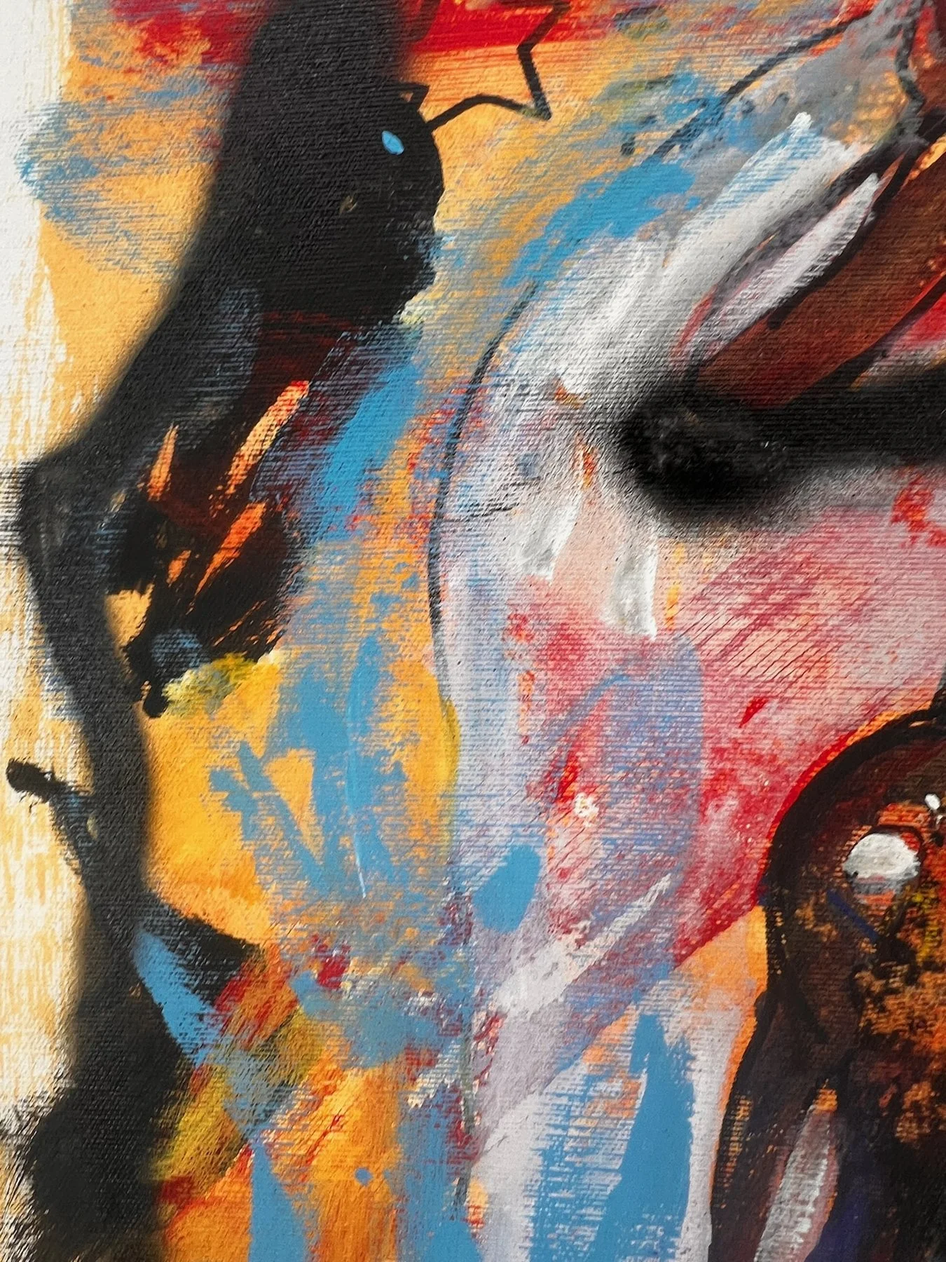 Peter Klashorst, Blog It, mixed media on canvas, 65 × 55 cm — photo 11