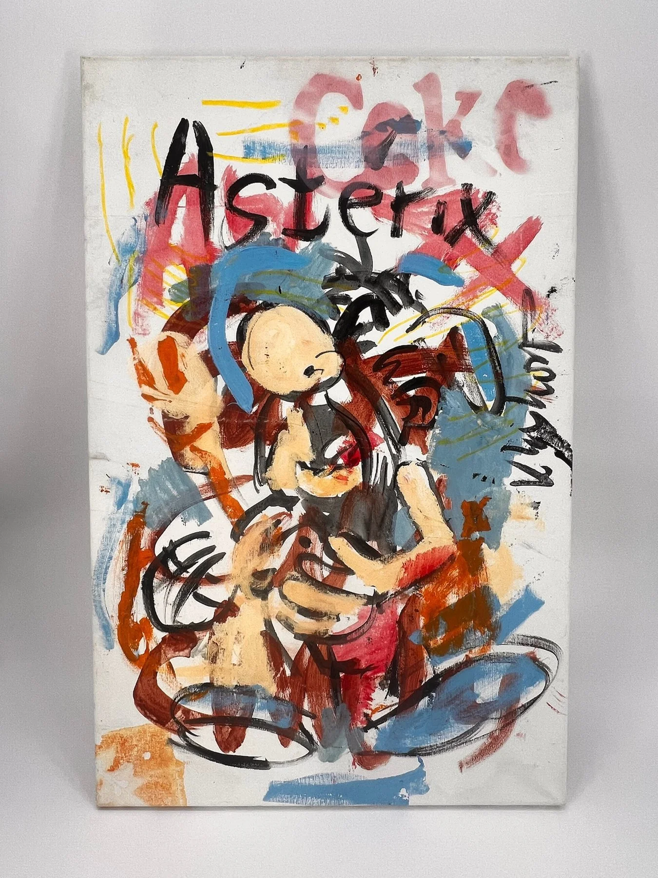 Peter Klashorst, Asterix, mixed media on canvas, 85 × 55 cm — photo 1