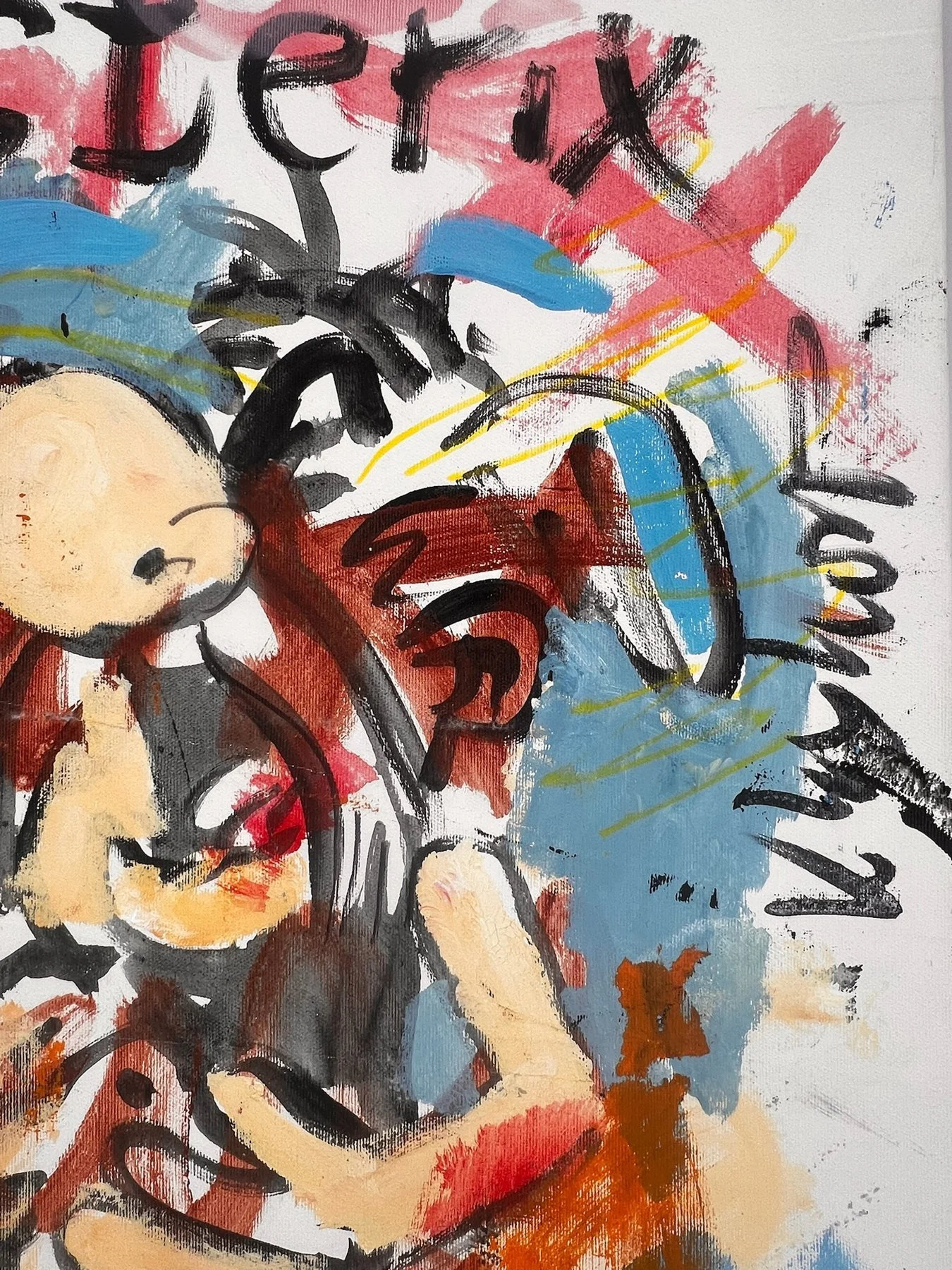 Peter Klashorst, Asterix, mixed media on canvas, 85 × 55 cm — photo 4