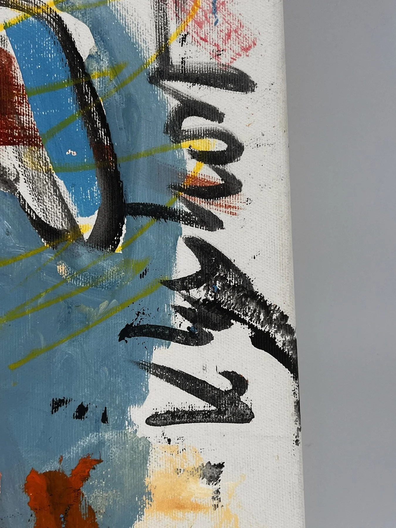 Peter Klashorst, Asterix, mixed media on canvas, 85 × 55 cm — photo 5