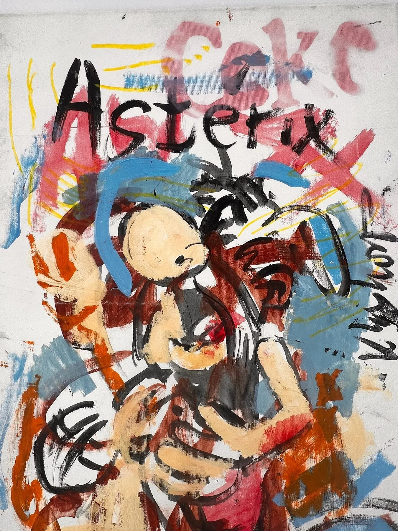 Peter Klashorst, Asterix, mixed media on canvas, 85 × 55 cm — photo 6