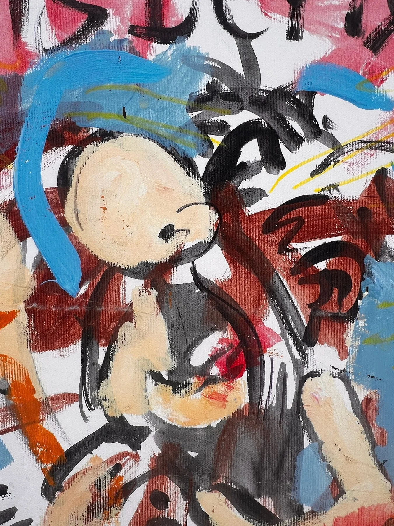 Peter Klashorst, Asterix, mixed media on canvas, 85 × 55 cm — photo 8