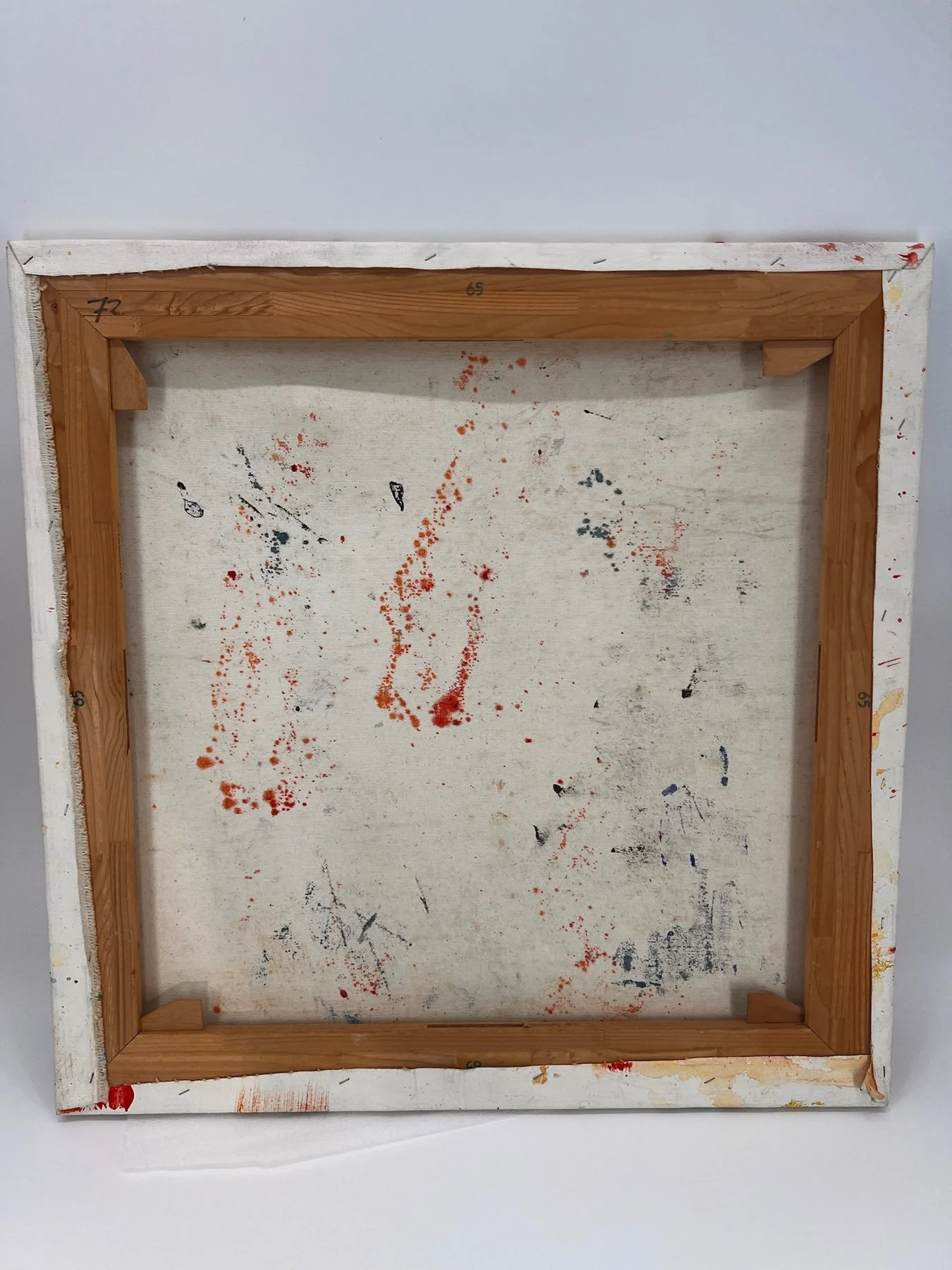 Peter Klashorst, Mozart Requiem, mixed media on canvas, 65 × 65 cm — photo 13
