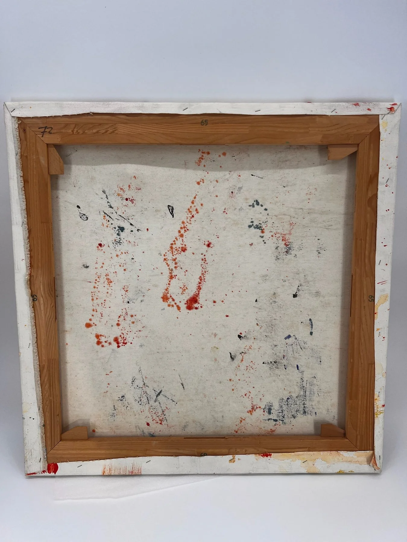 Peter Klashorst, Mozart Requiem, mixed media on canvas, 65 × 65 cm — photo 14