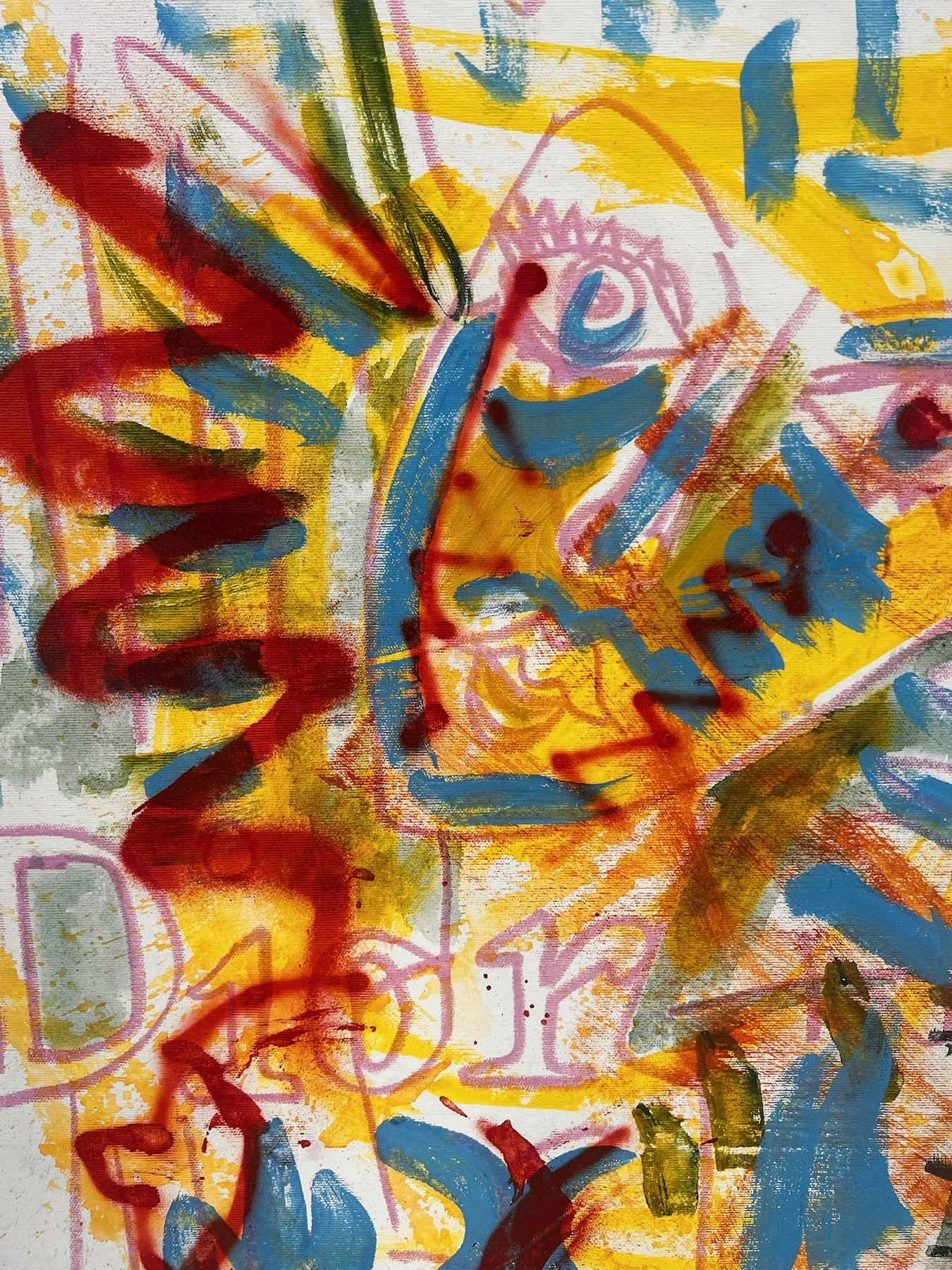 Peter Klashorst, Dior, mixed media on canvas, 70 × 50 cm — photo 3