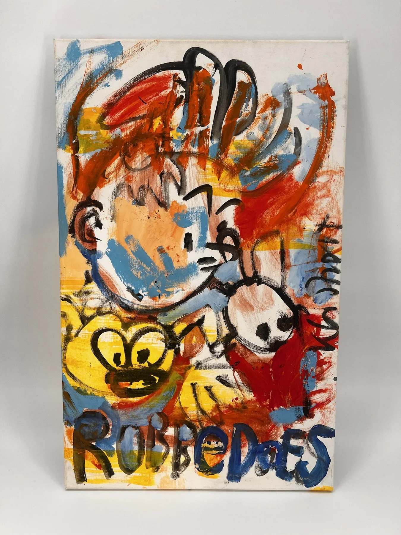 Peter Klashorst, Robbedoes, mixed media on canvas, 80 × 50 cm — photo 1