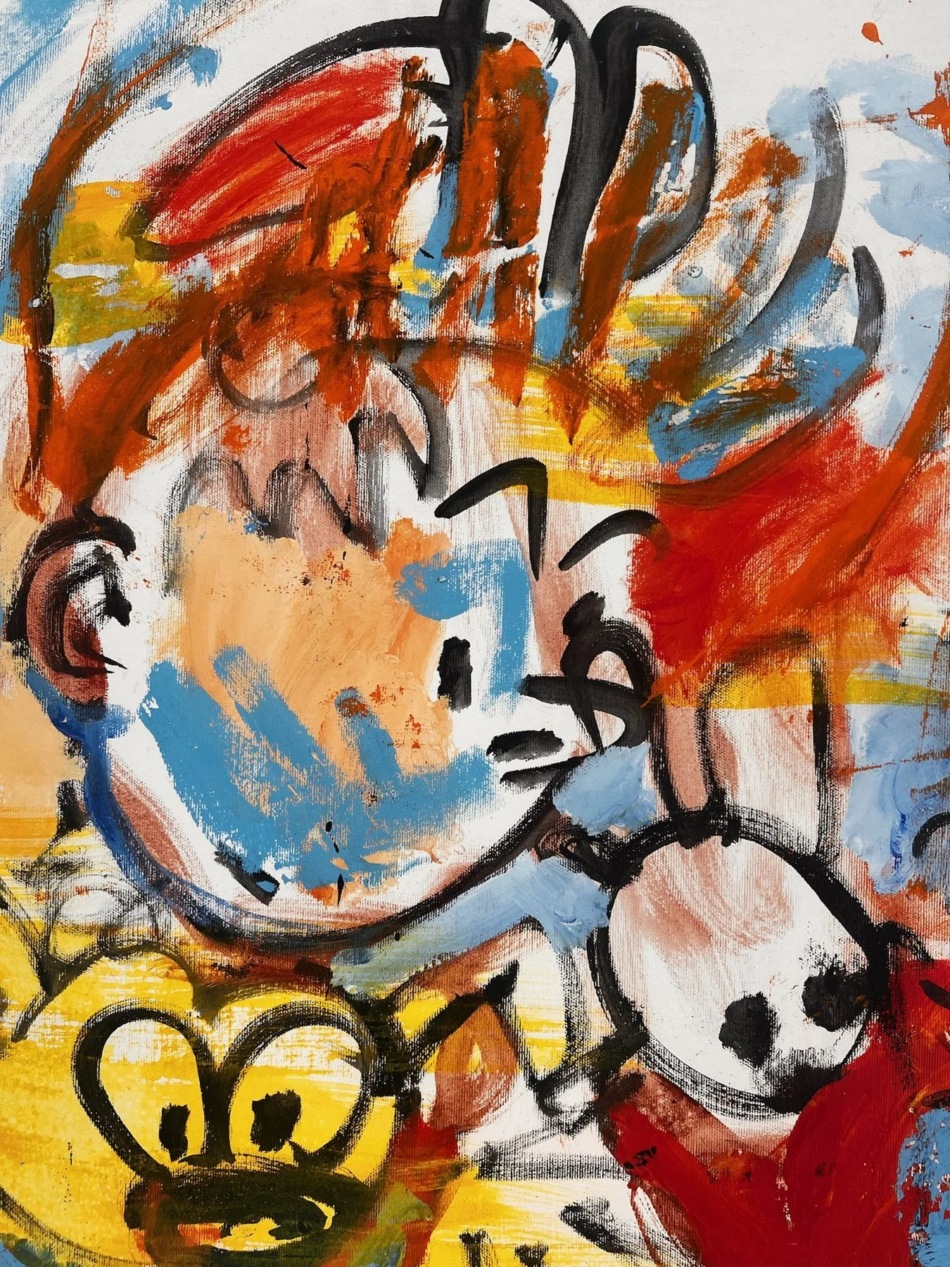 Peter Klashorst, Robbedoes, mixed media on canvas, 80 × 50 cm — photo 2