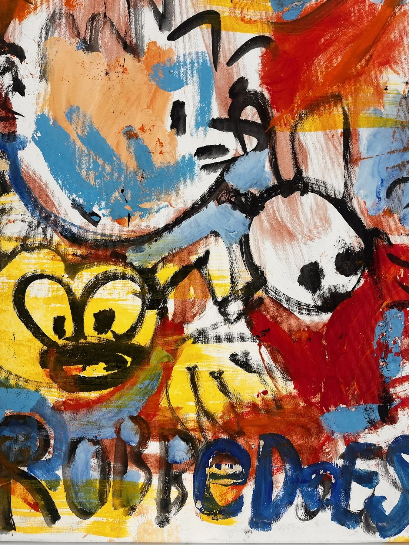 Peter Klashorst, Robbedoes, mixed media on canvas, 80 × 50 cm — photo 3
