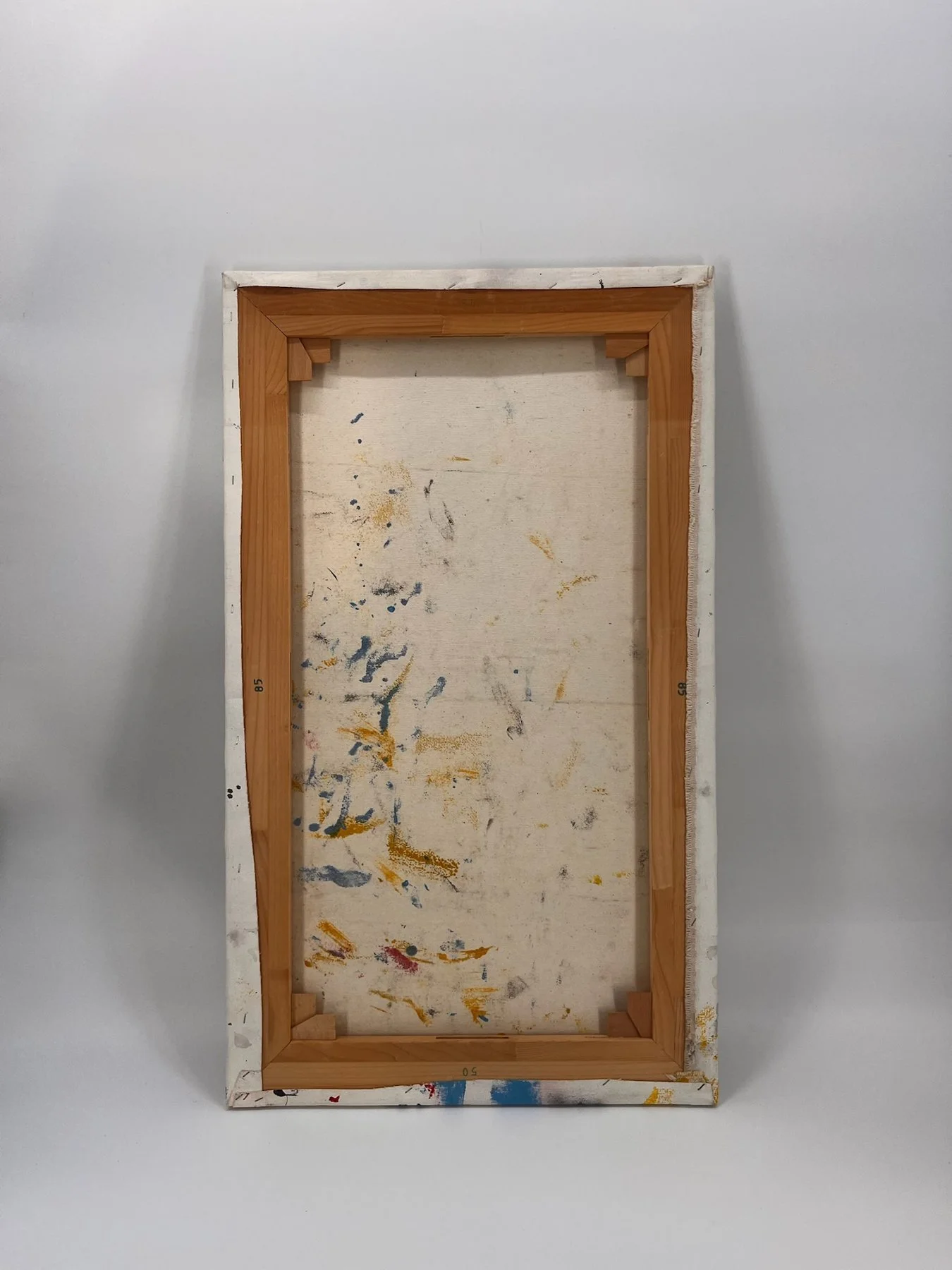 Peter Klashorst, Standing Nude, mixed media on canvas, 85 × 50 cm — photo 12