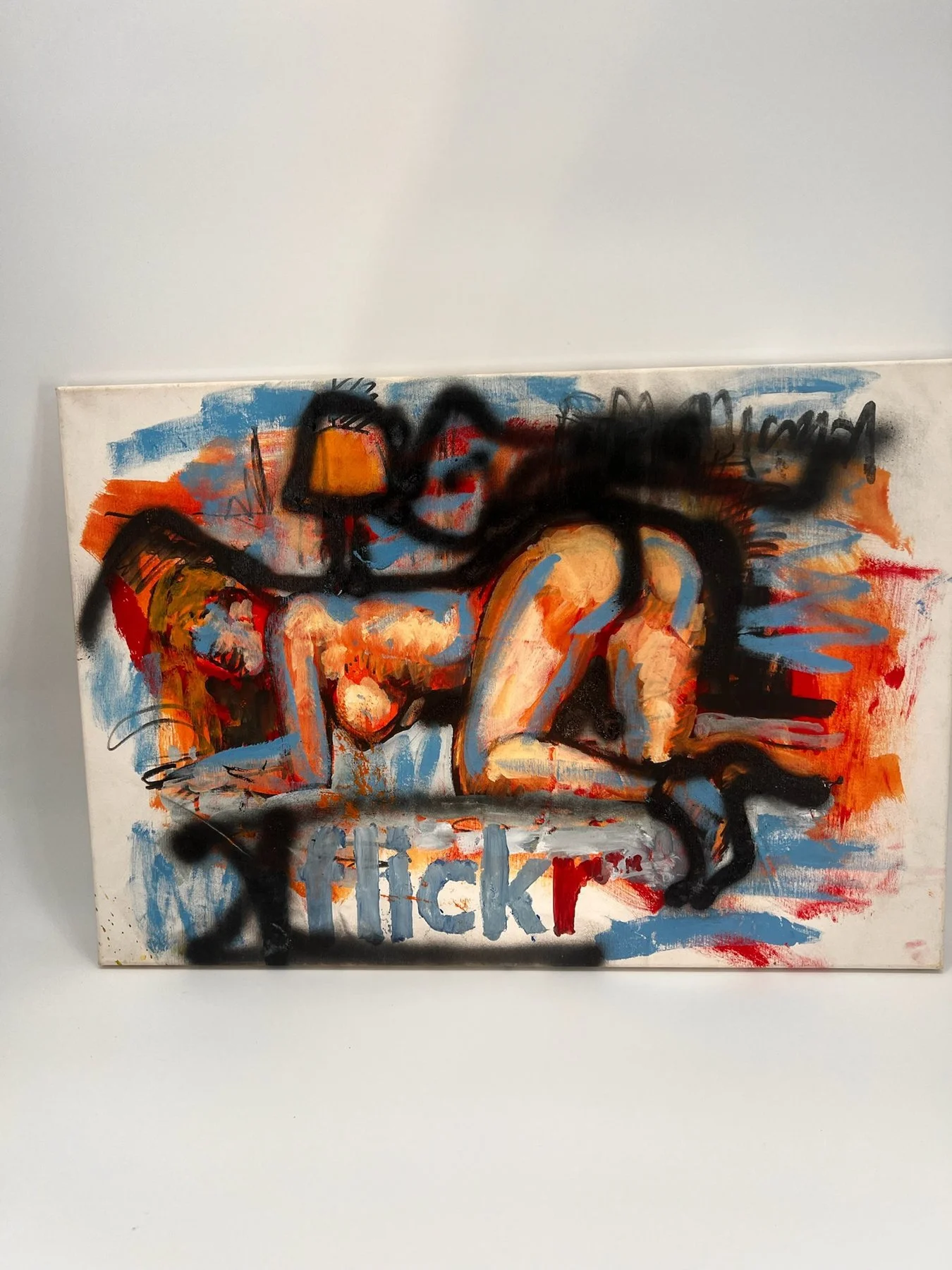 Peter Klashorst, Flickr II, mixed media on canvas, 55 × 80 cm — photo 1