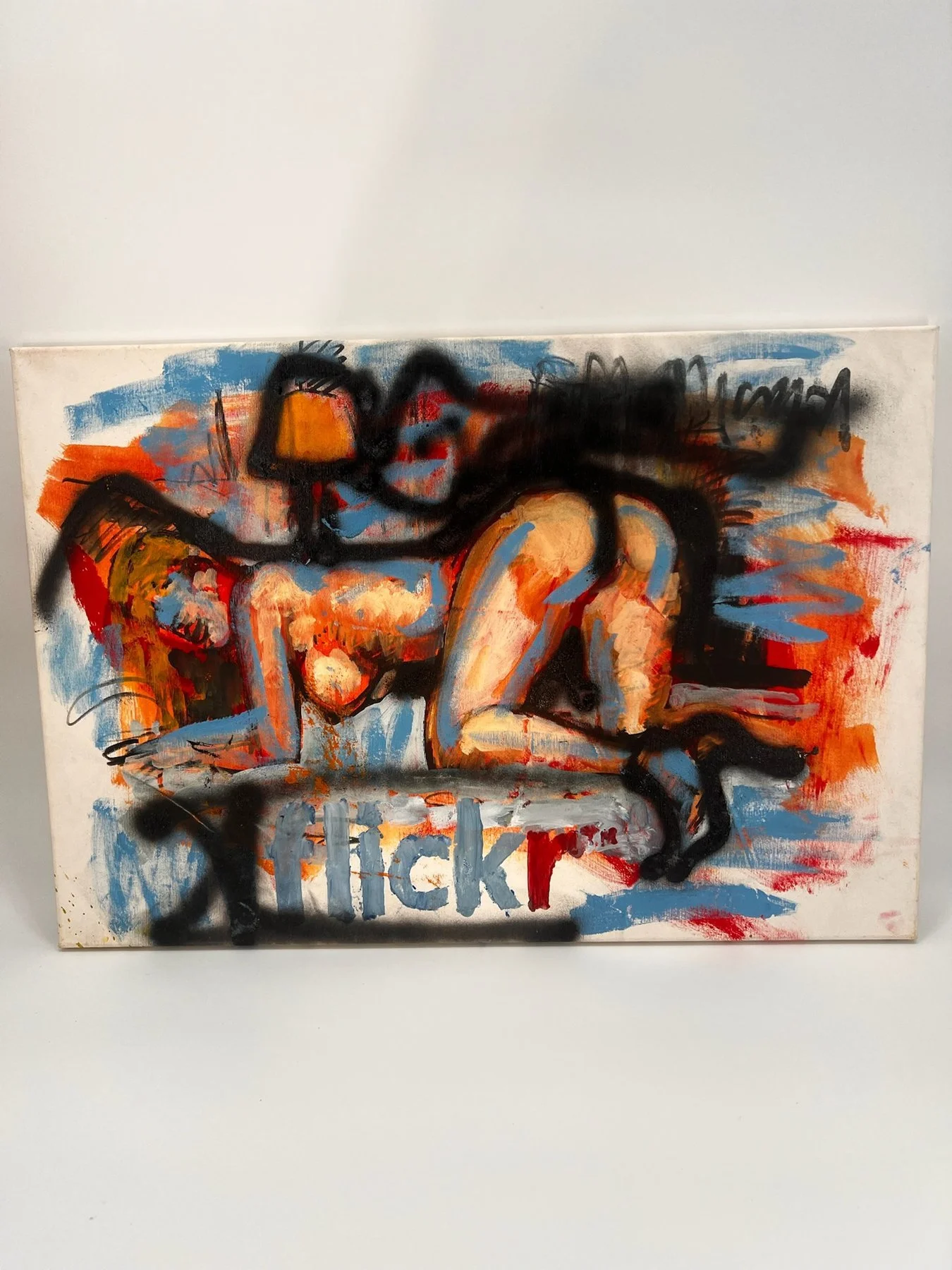 Peter Klashorst, Flickr II, mixed media on canvas, 55 × 80 cm — photo 2