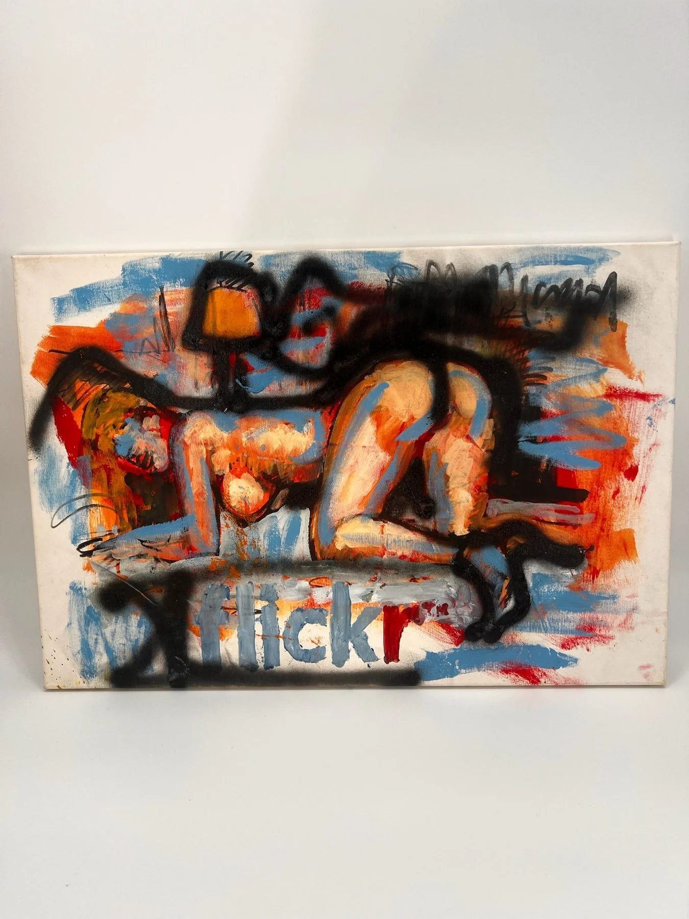 Peter Klashorst, Flickr II, mixed media on canvas, 55 × 80 cm — photo 3