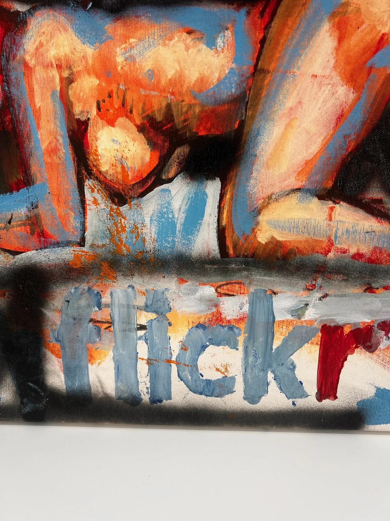 Peter Klashorst, Flickr II, mixed media on canvas, 55 × 80 cm — photo 4