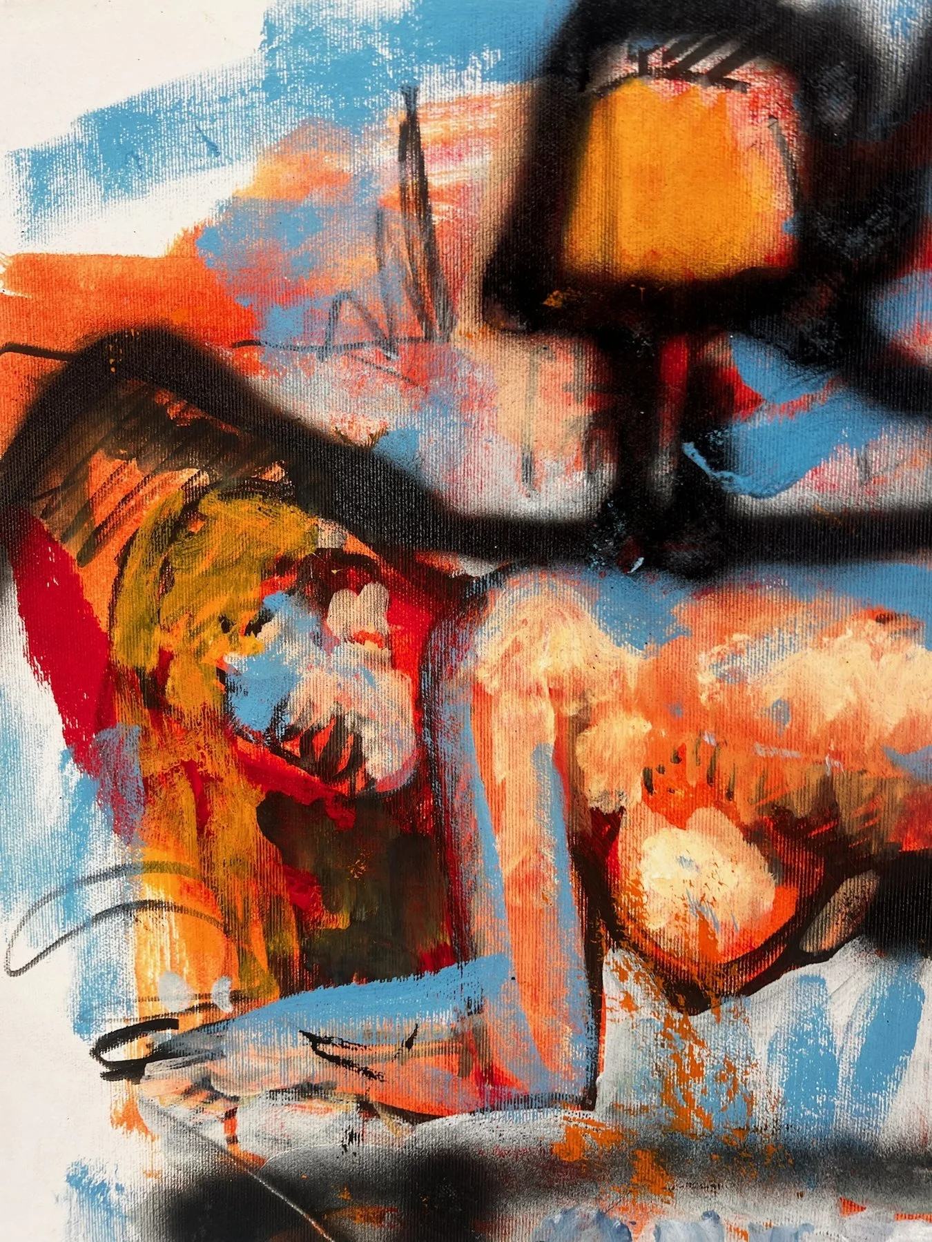 Peter Klashorst, Flickr II, mixed media on canvas, 55 × 80 cm — photo 5